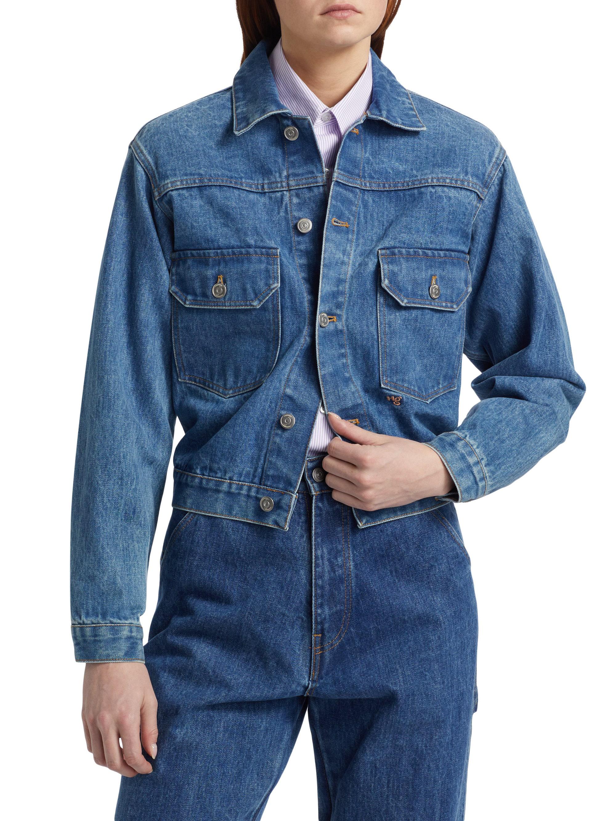 Hommegirls Women's Denim Jacket - Blue