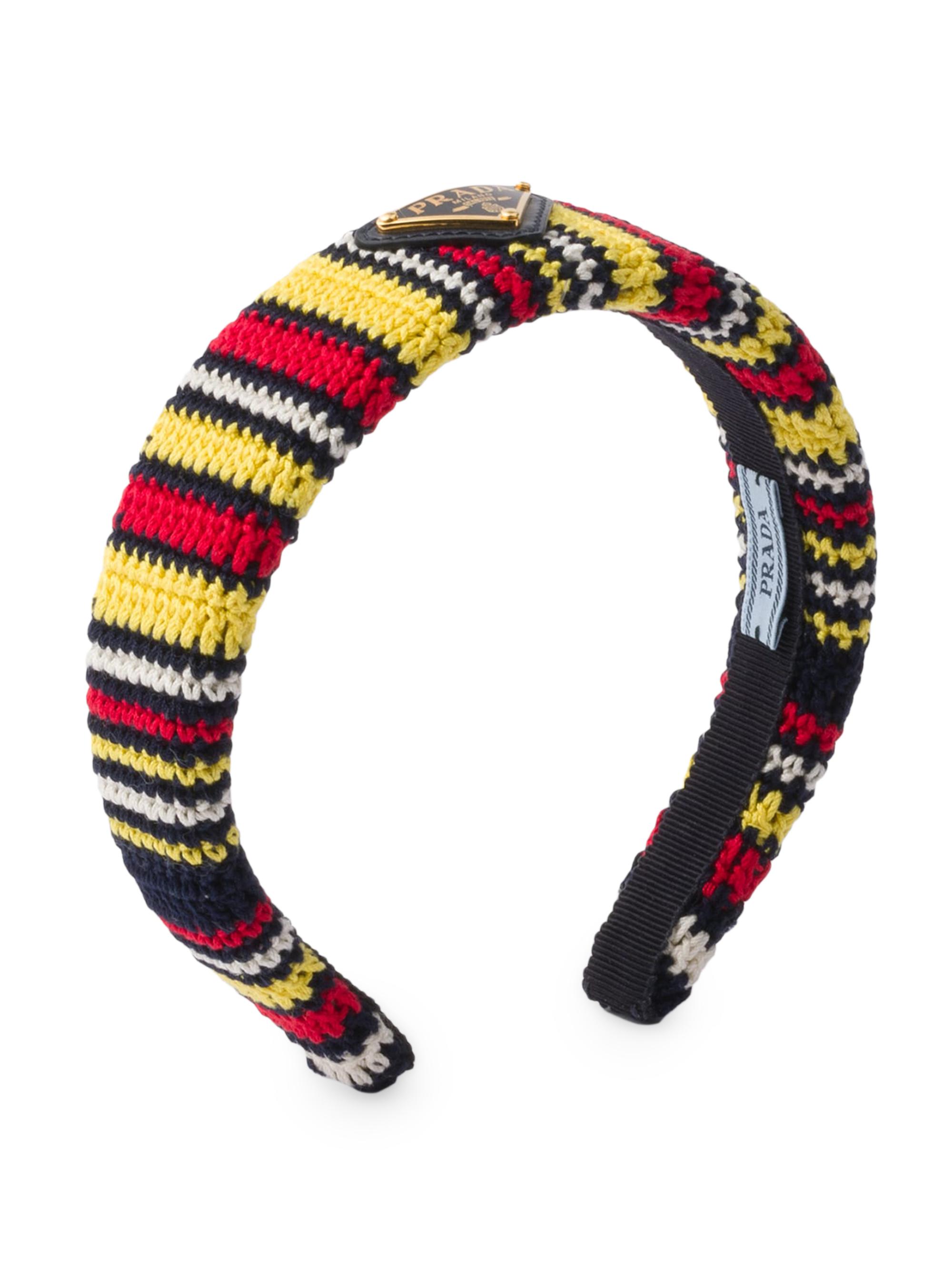 Prada Women's Crochet Headband - Multicolored