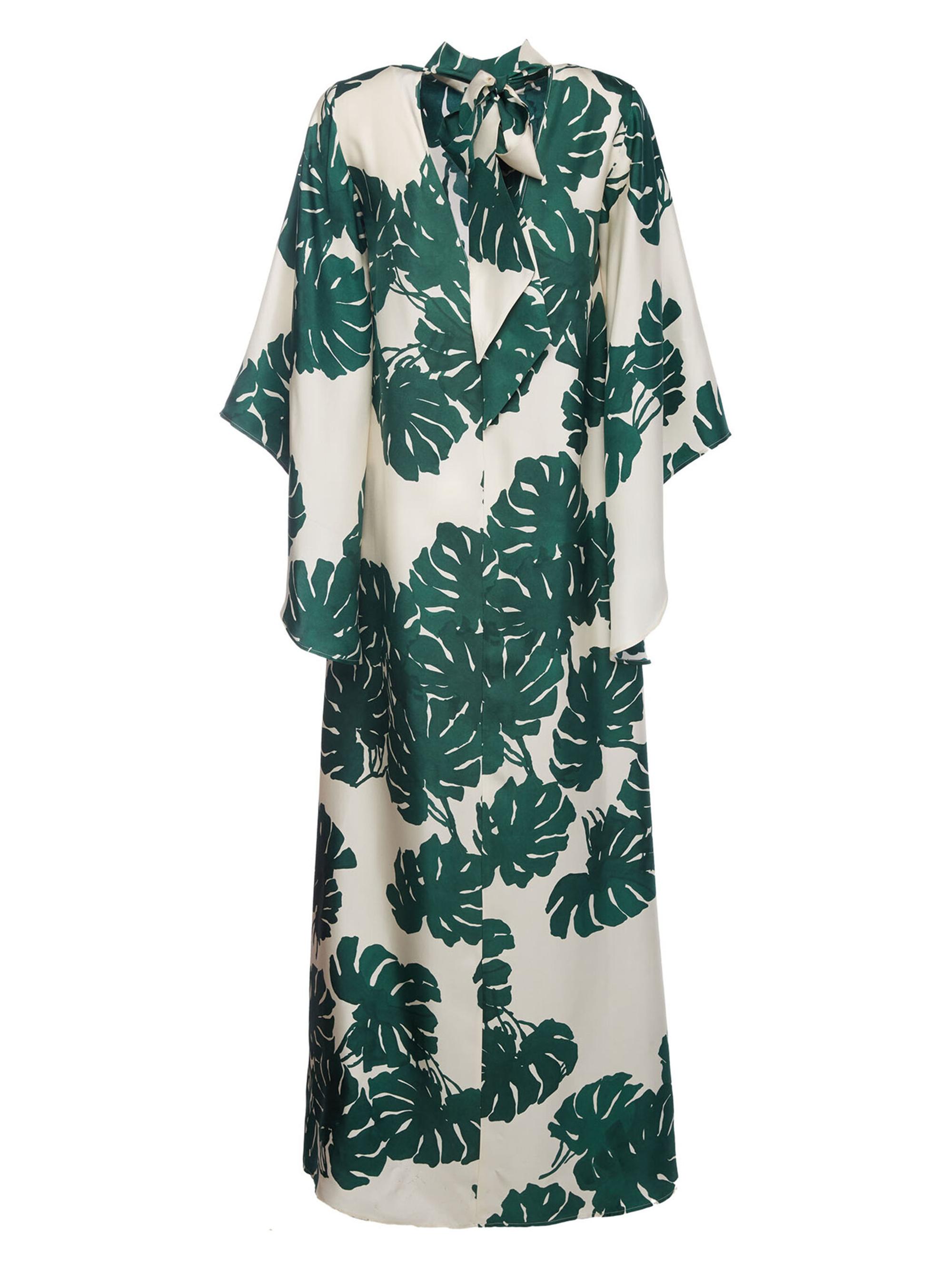 La DoubleJ Women's Magnifico Dress - Monstera Dark Green