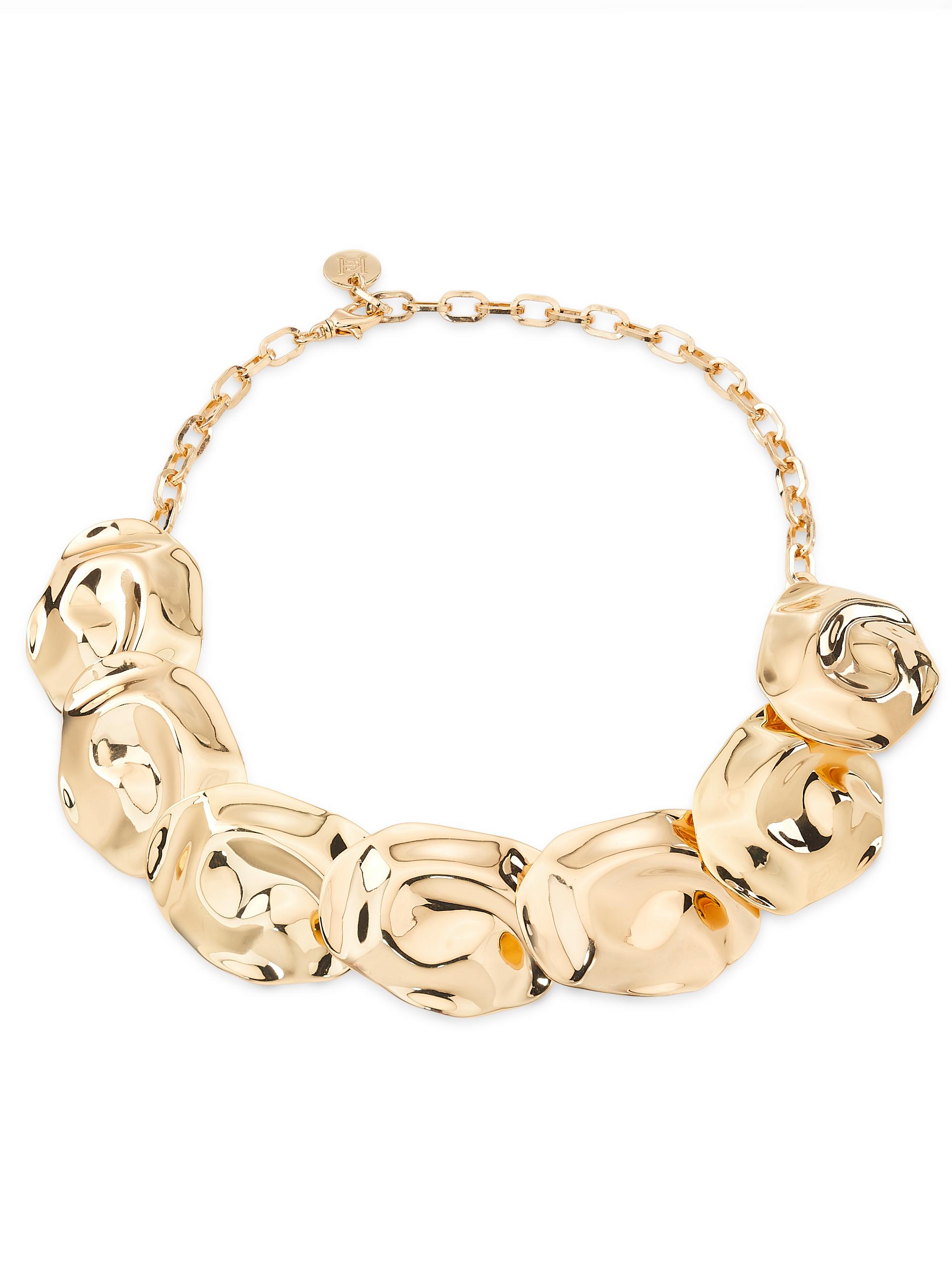 Carolina Herrera Women's Sculptural Brass Necklace - Gold