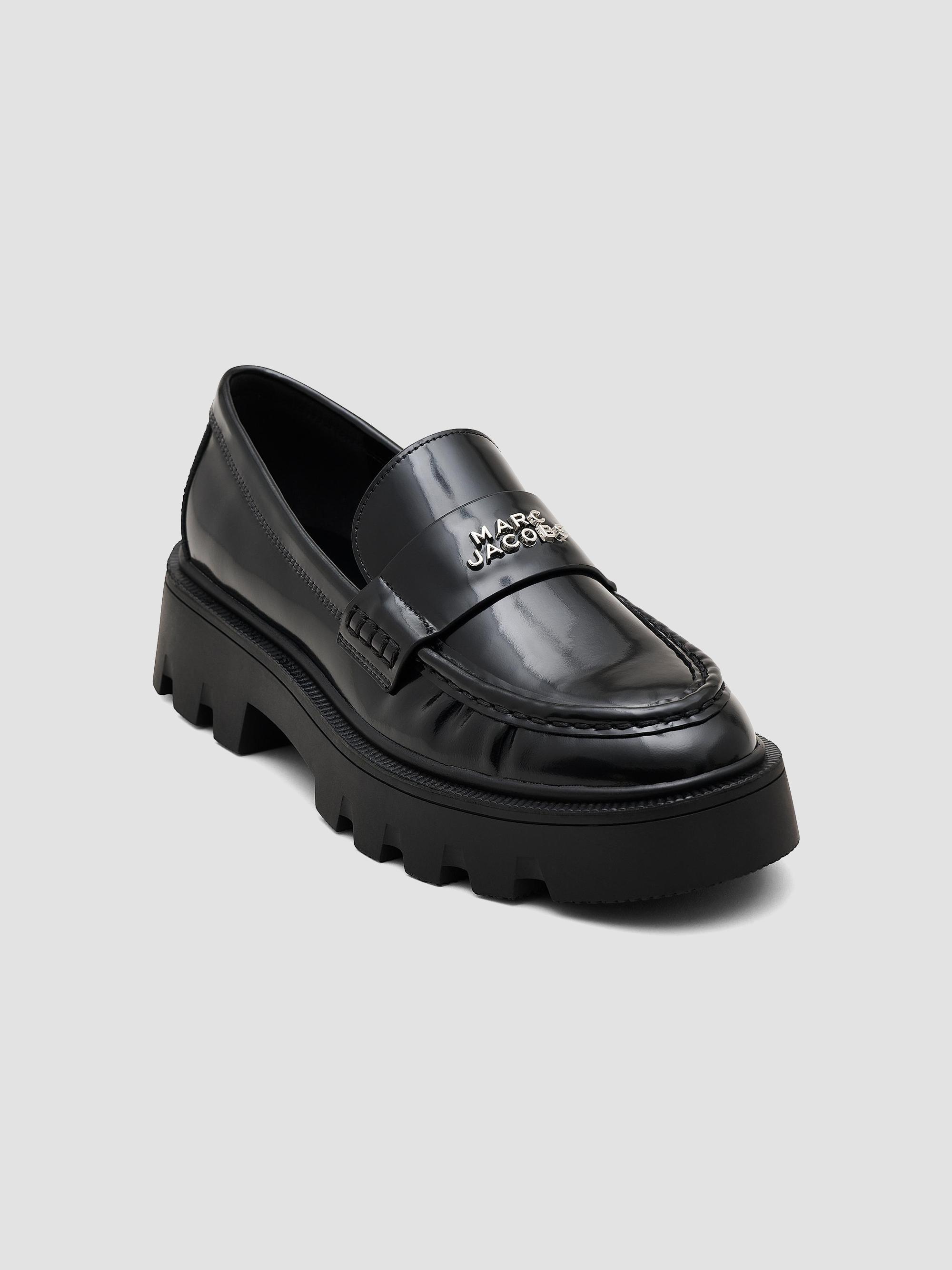 MARC JACOBS Black Patent Leather Chunky Sole Loafers Mens Shoes Sz 45.5 0400023031014_BLACK?wid=600&  main image 4