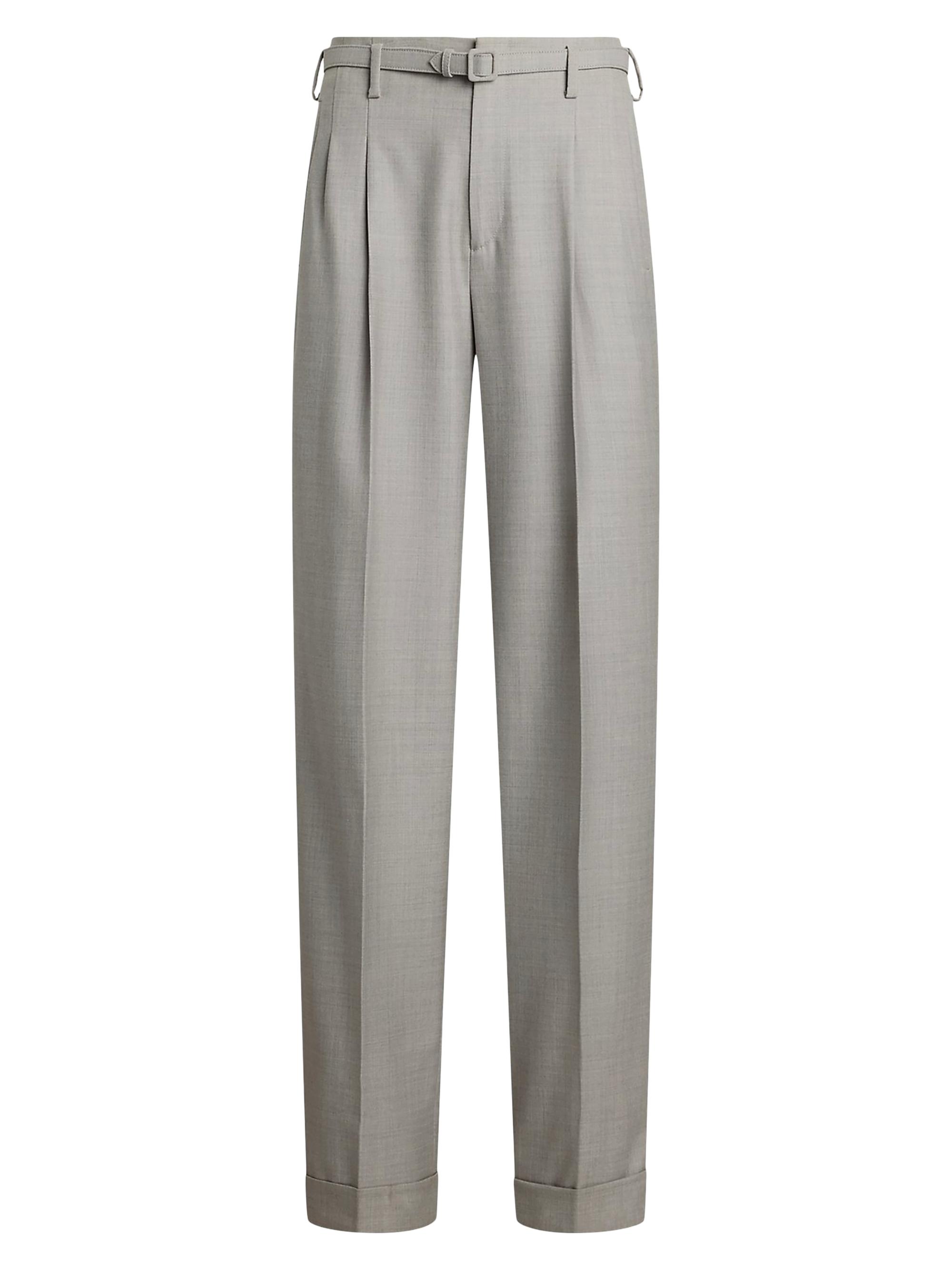 Polo Ralph Lauren Wool Pleated Wide-Leg Pants | Saks Fifth Avenue