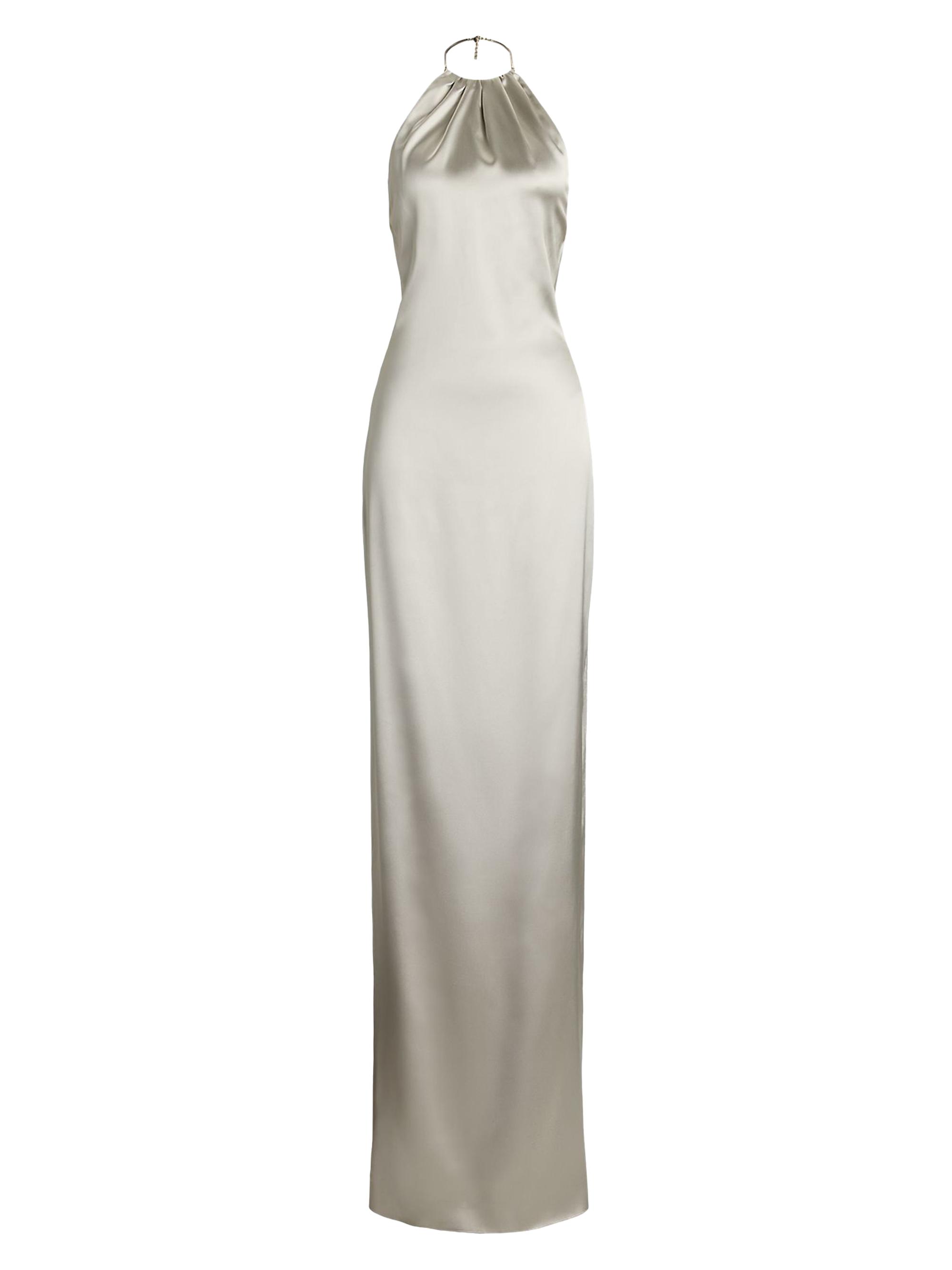 Ralph Lauren Collection Corra Halterneck Stretch Satin Gown