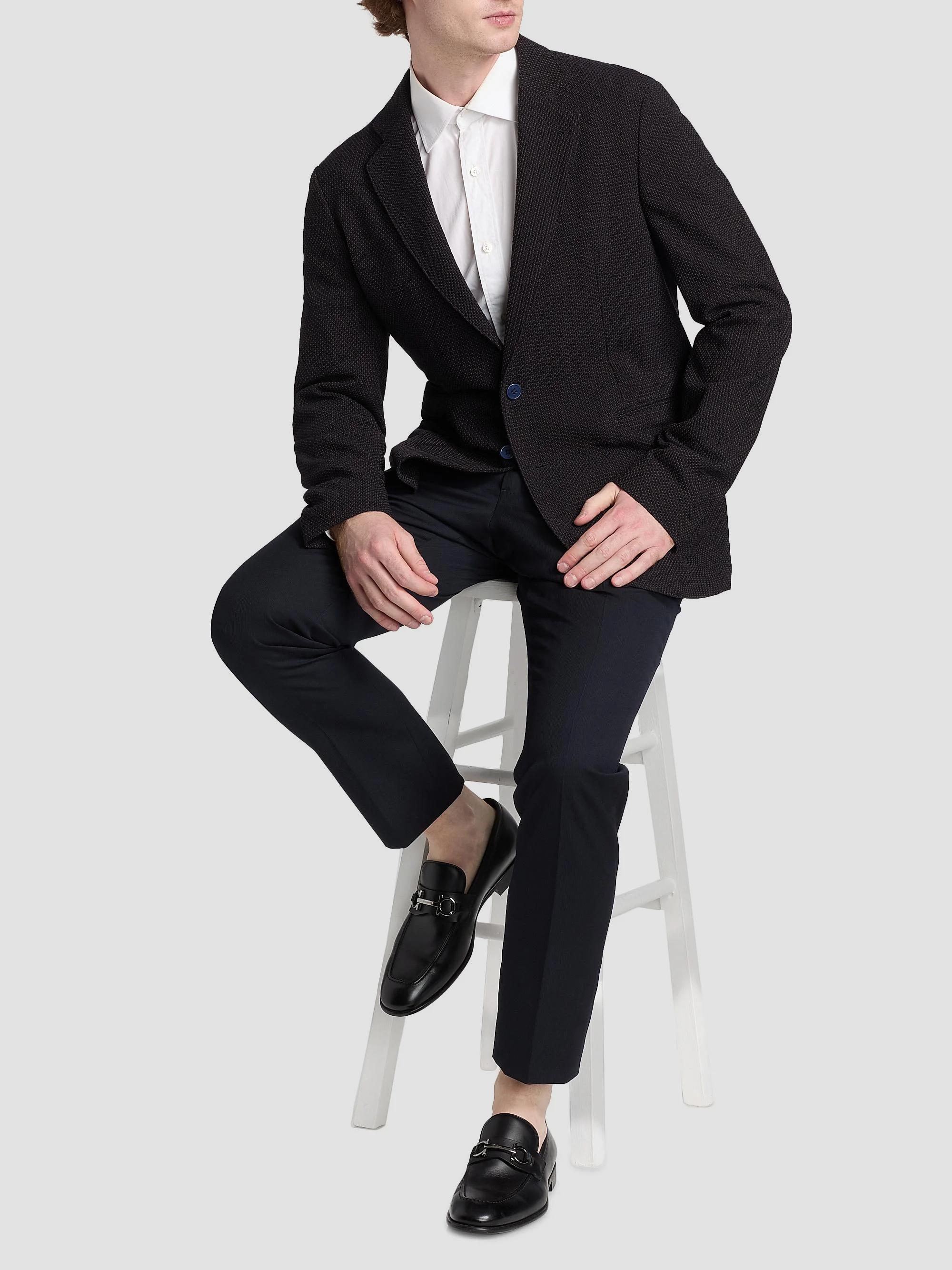 Emporio Armani Textured Unlined Soft Jacket | Saks Fifth Avenue