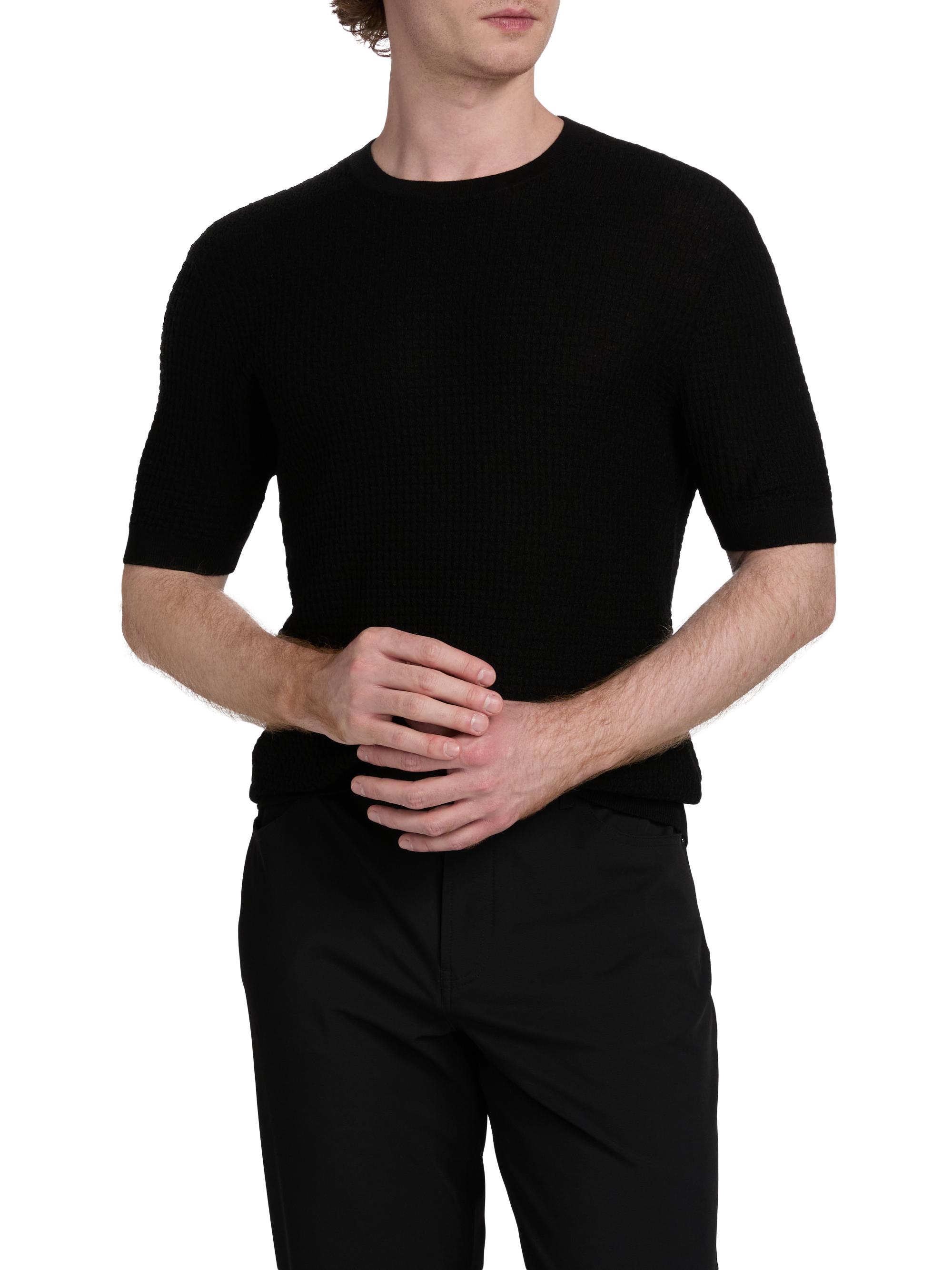 Emporio Armani Chain Stitch Wool T-Shirt | Saks Fifth Avenue