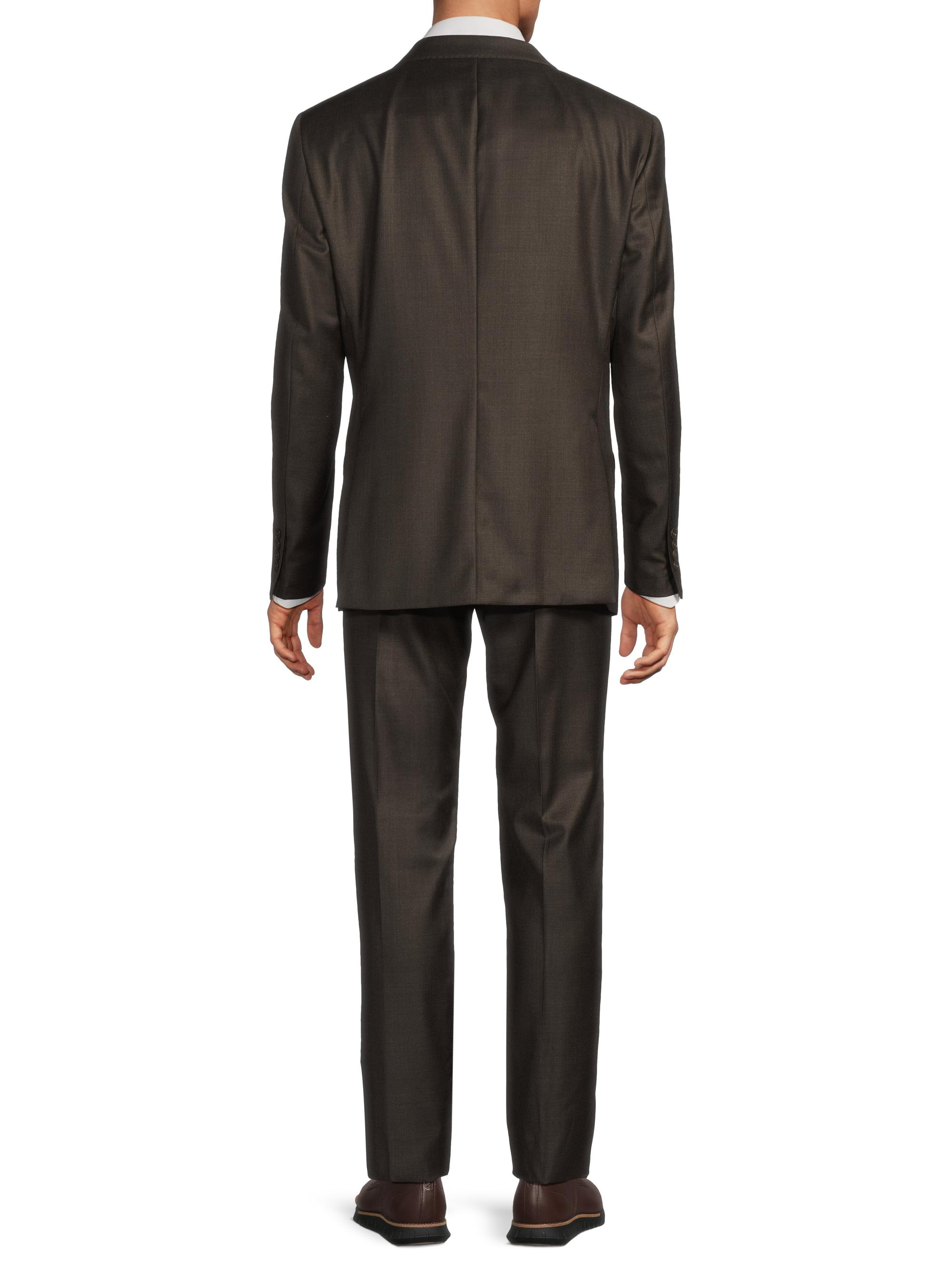 Emporio Armani Shark Skin Wool Suit | Saks Fifth Avenue