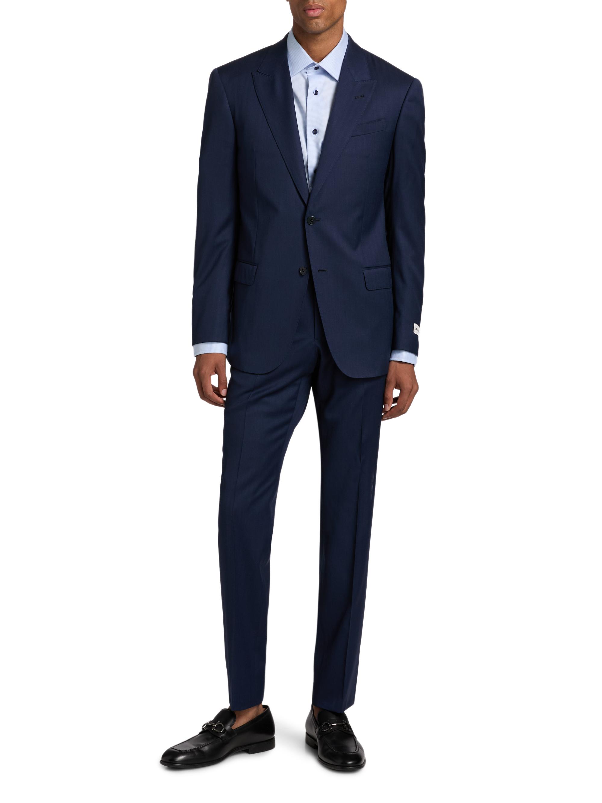 ✨️美品✨️EMPORIO ARMANI スーツ 上下セット ROBERT LINE Perfect Emporio Armani *Robert Line* Charcoal Grey Pinstripe Suit