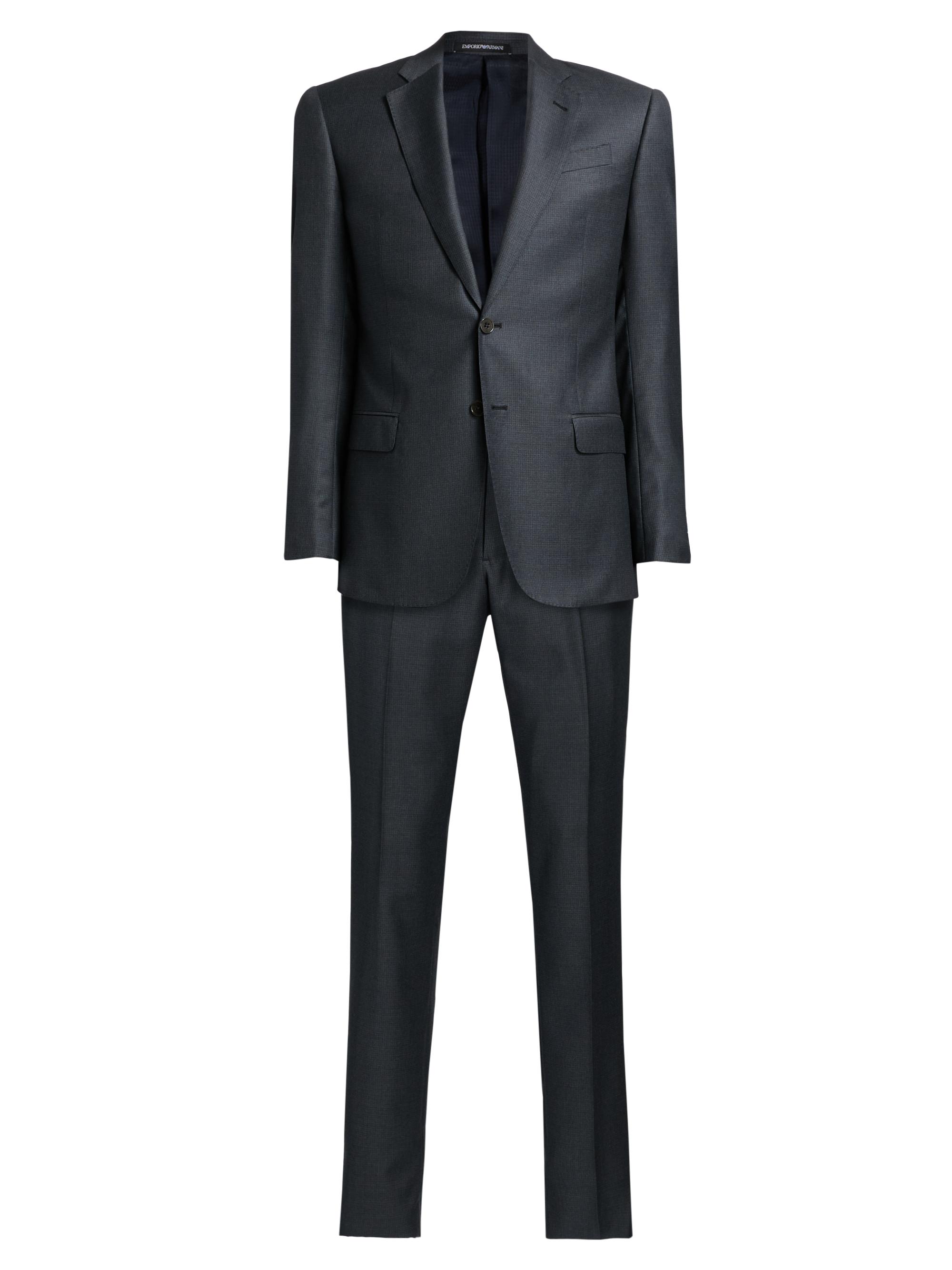 Emporio Armani Peak Lapel Single-Button Suit | Saks Fifth Avenue