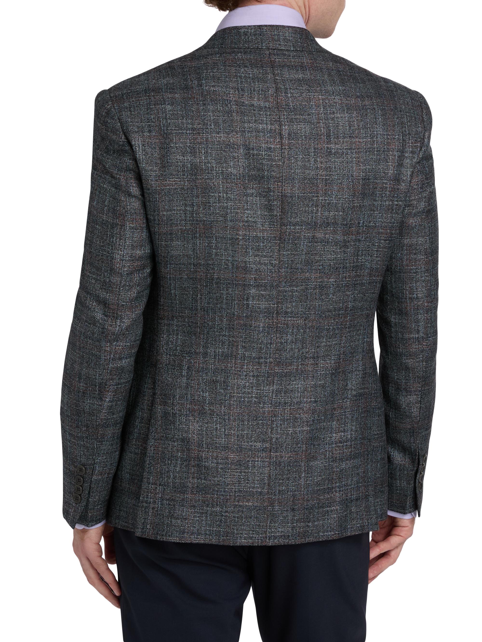 Emporio Armani Textured Wool-Blend Sport Coat | Saks Fifth Avenue