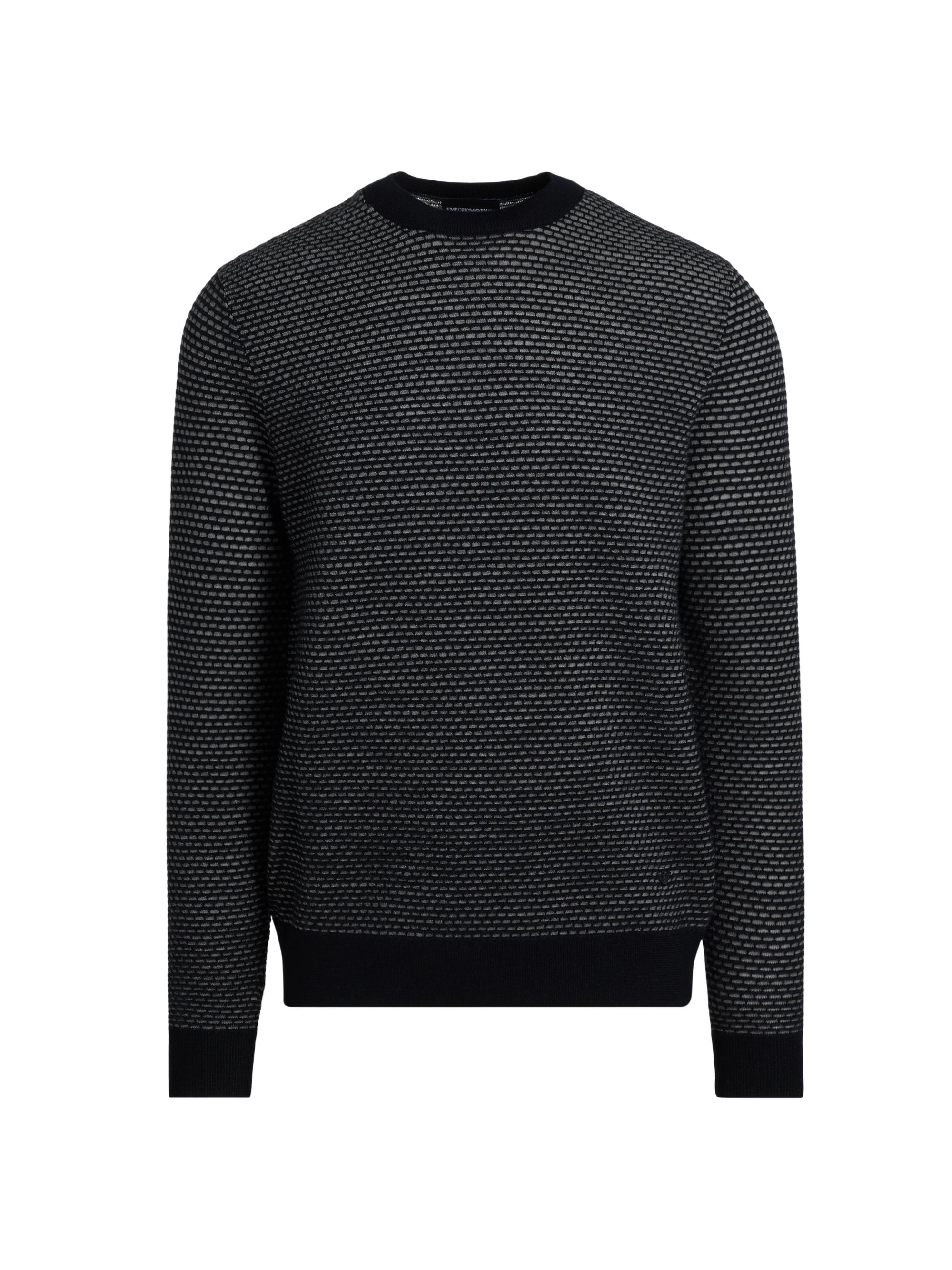 トップス EMPORIO ARMANI knit black made in Italy Giorgio Armani Cotton Oversized Sweater | Saks Fifth Avenue