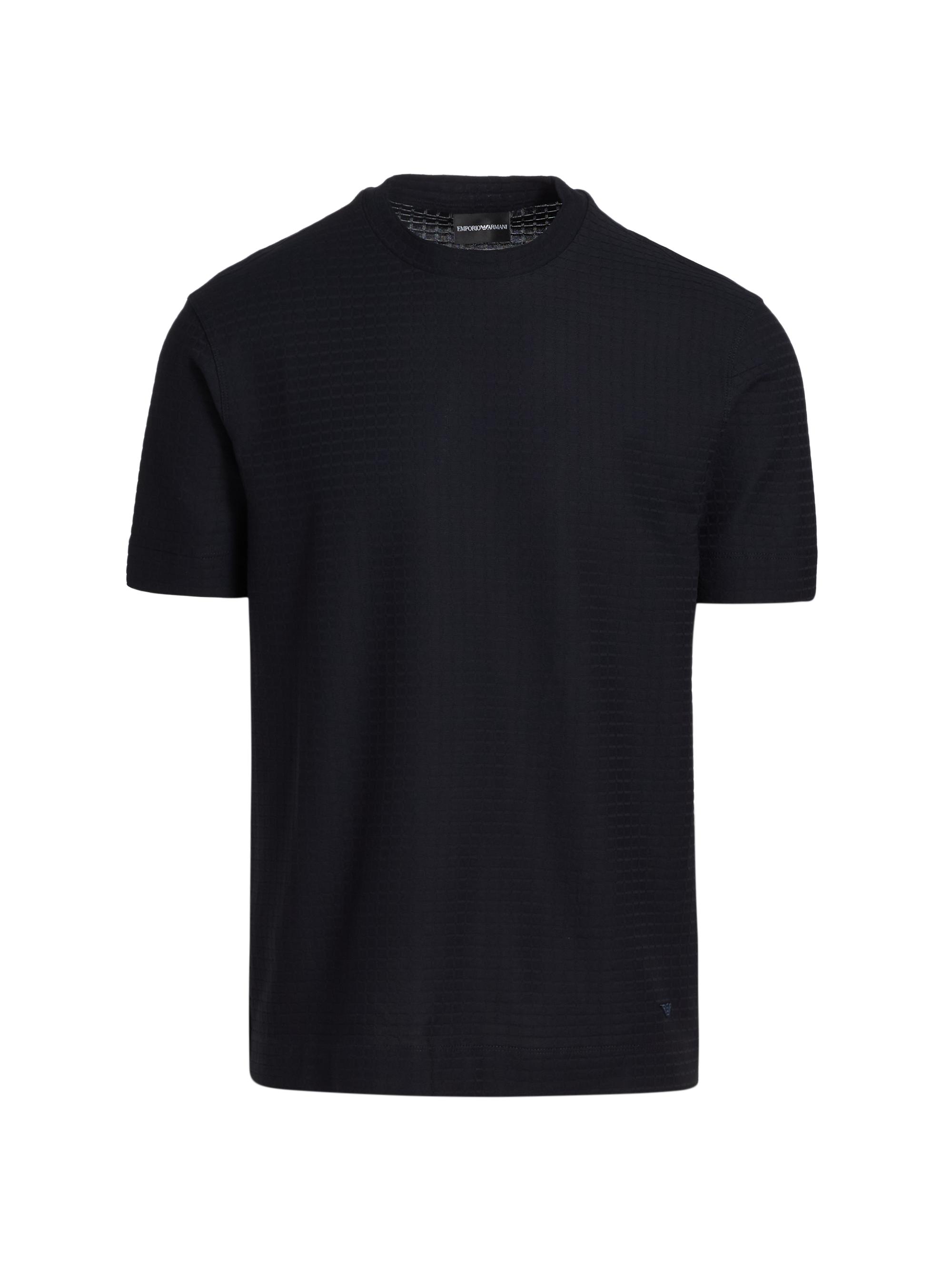 Emporio Armani Textured T-Shirt | Saks Fifth Avenue