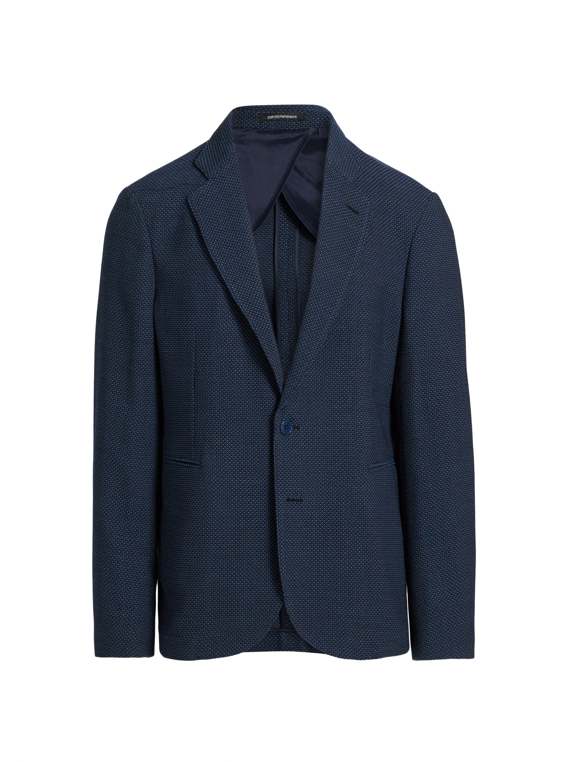 Emporio Armani Virgin Wool-Blend Blazer | Saks Fifth Avenue