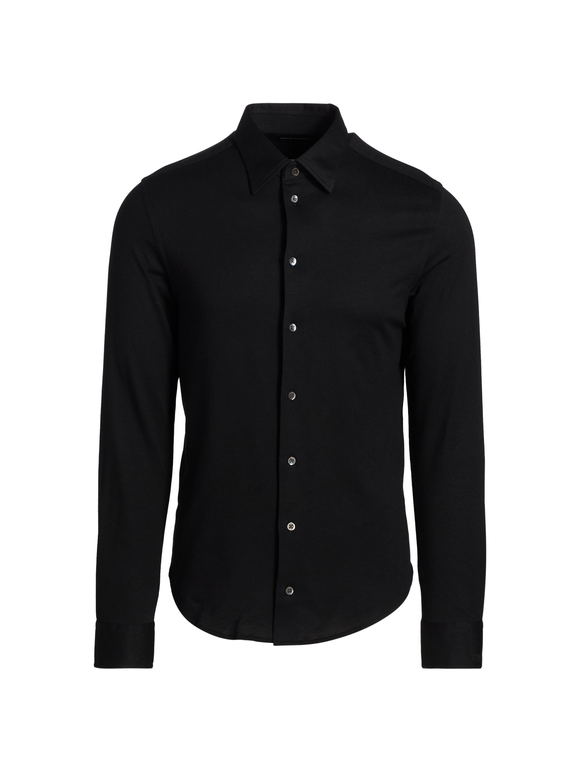 Emporio Armani Linen-Cotton Button-Front Shirt | Saks Fifth Avenue