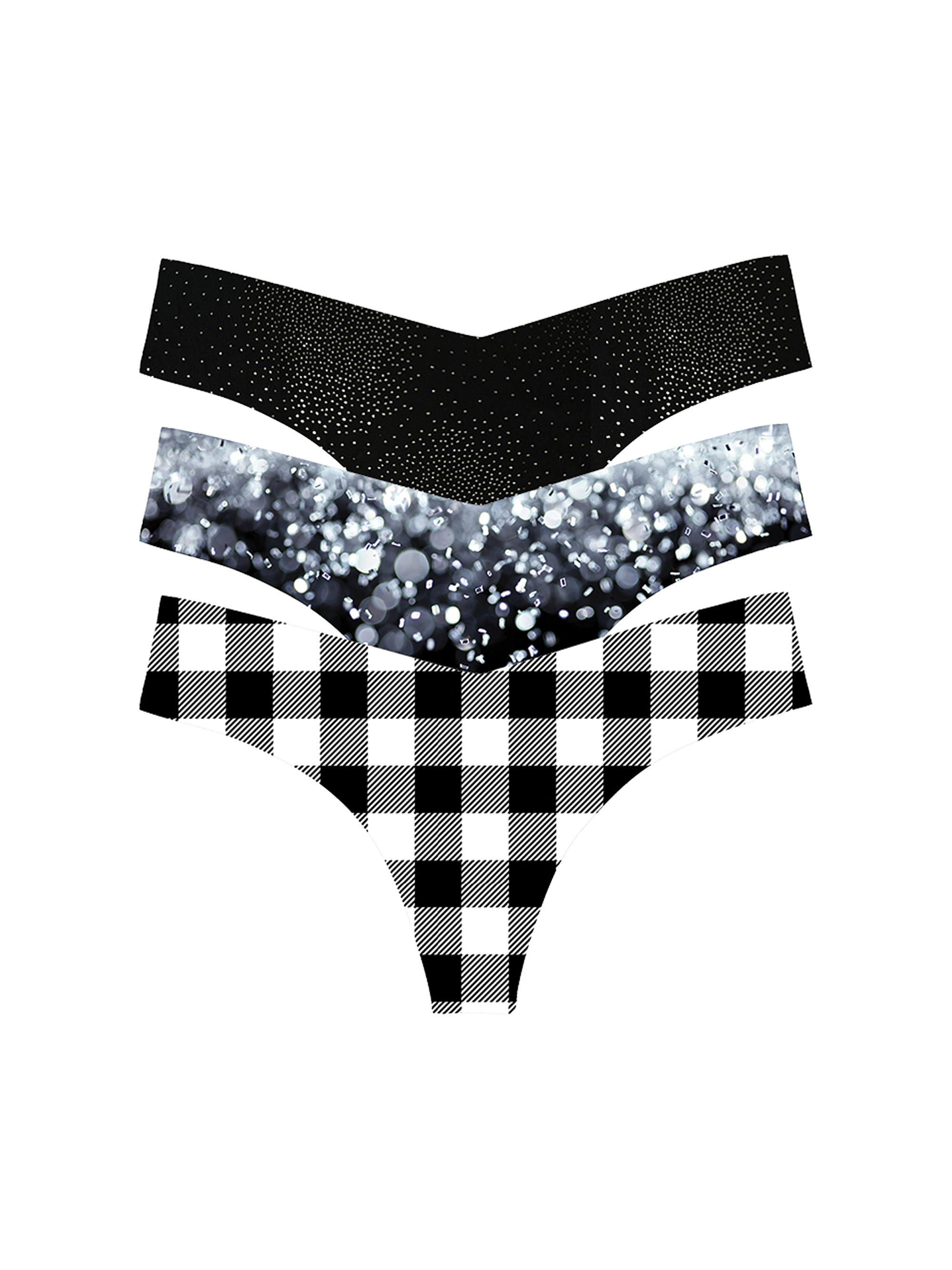 Commando Women's Classic 3-Pack Raw-Cut Thongs