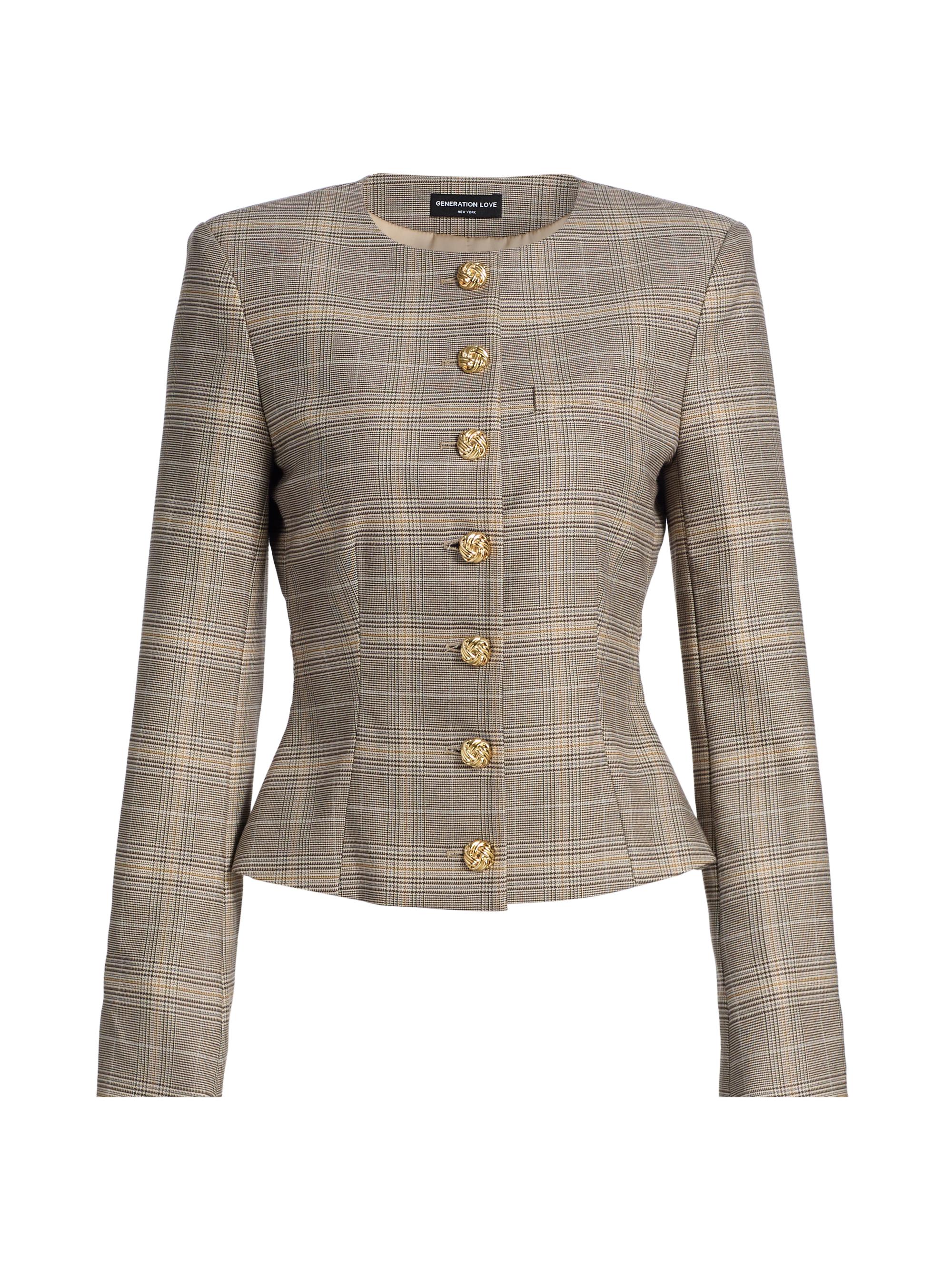 Generation Love Karson Shimmer Tweed Jacket | Saks Fifth Avenue