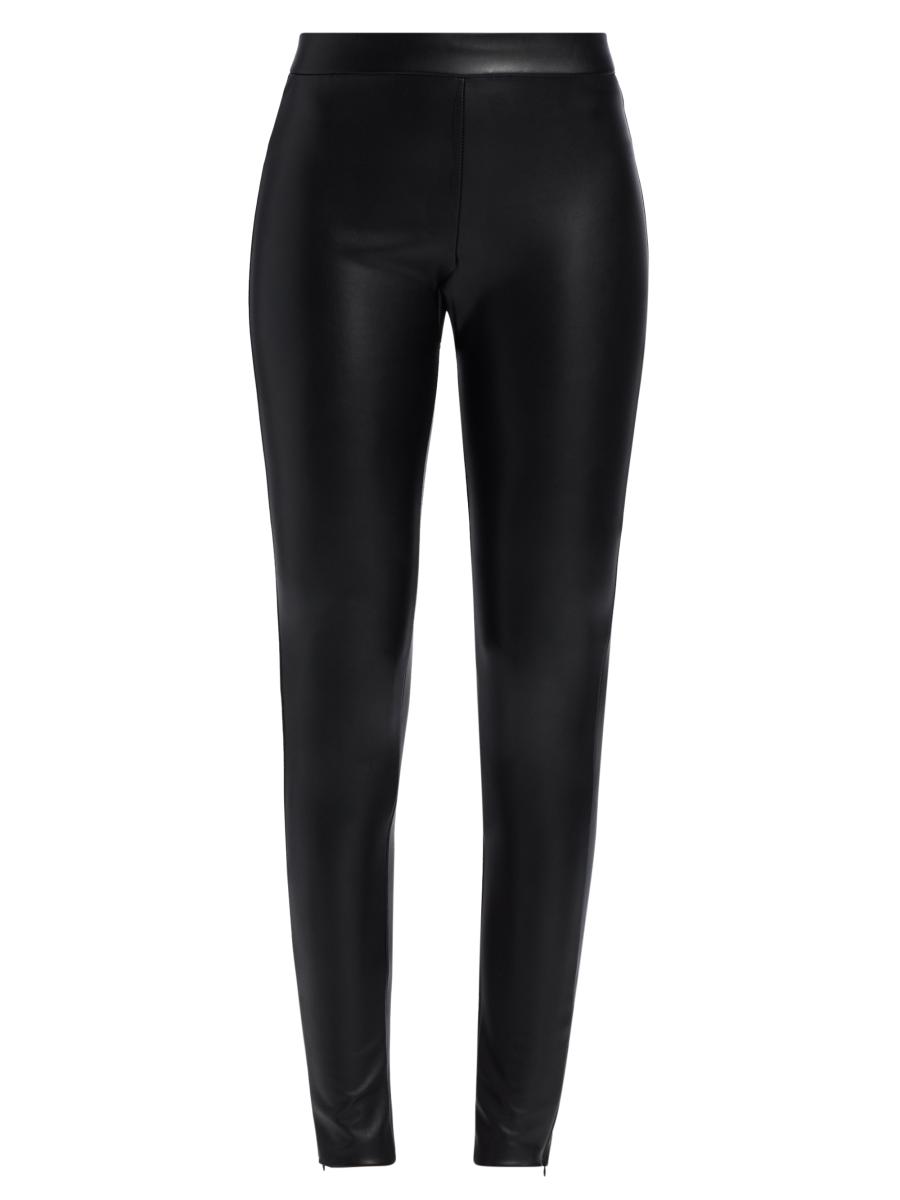 Generation Love Women's Josie Faux-leather Crop Leggings In Black
