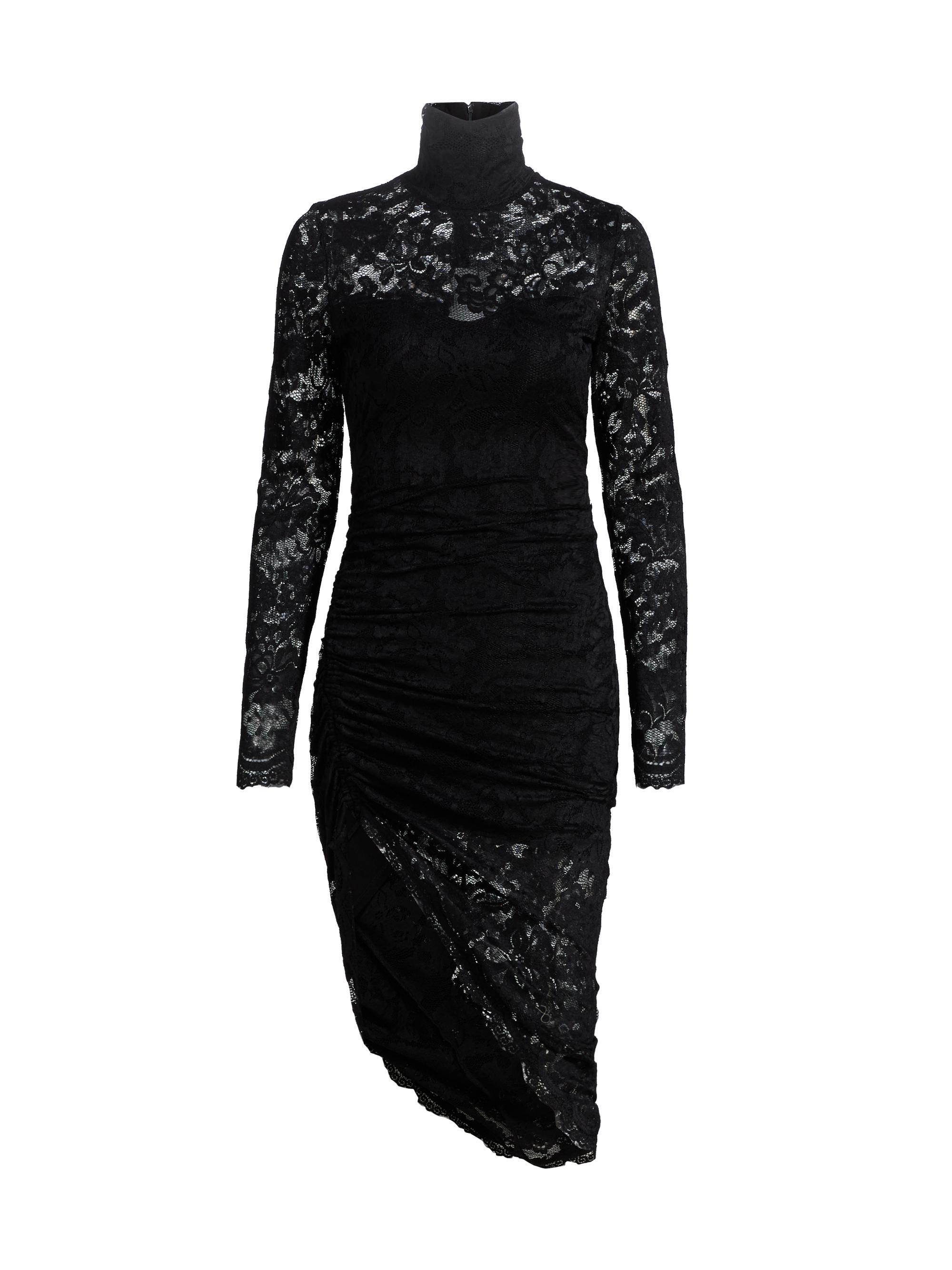 Generation Love Women's Iria Floral Lace Midi-Dress - Black