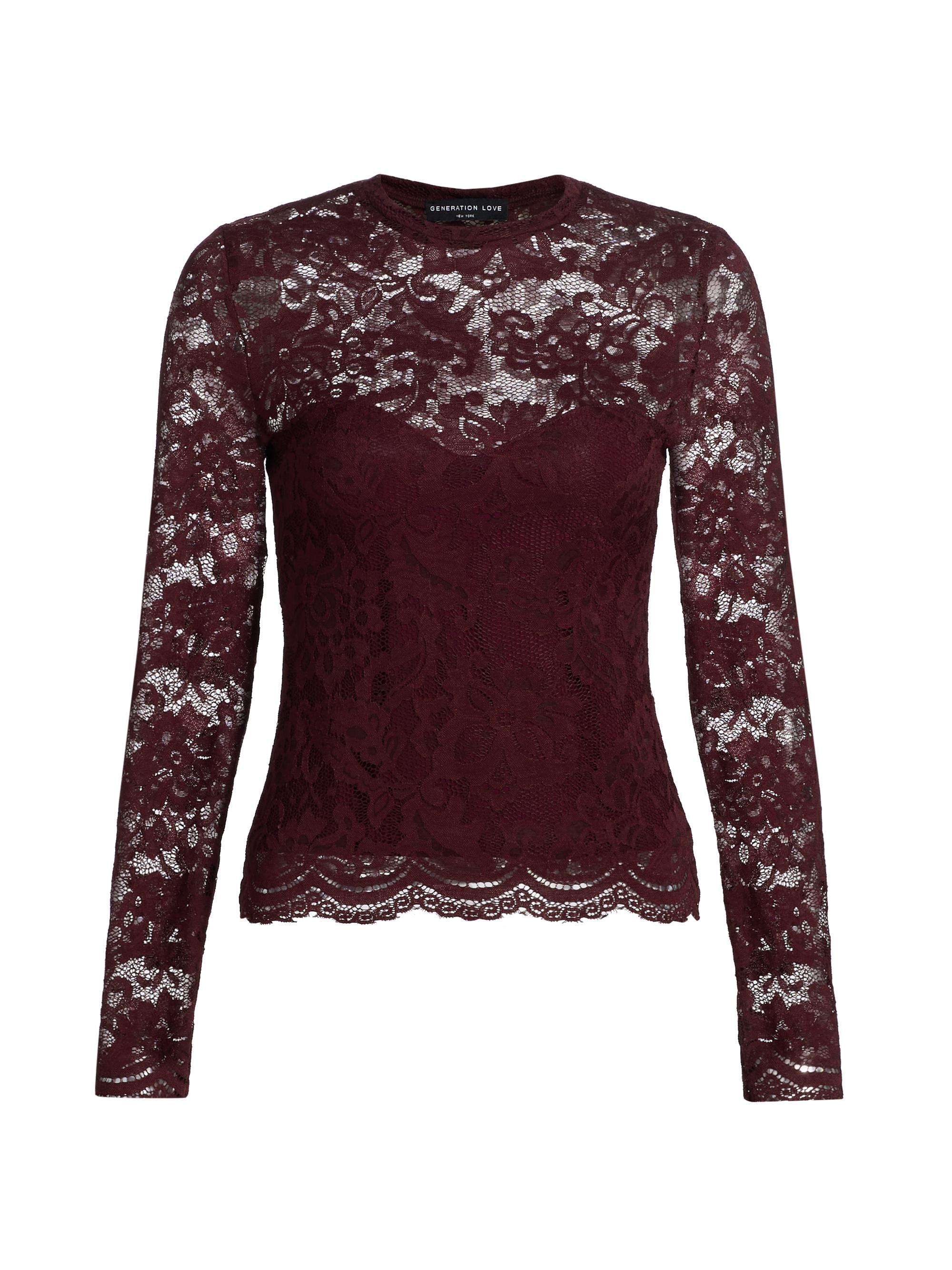 トップス shalomclub SL PURO LACE TOP トップス shalomclub SL PURO LACE TOP トップス shalomclub SL PURO