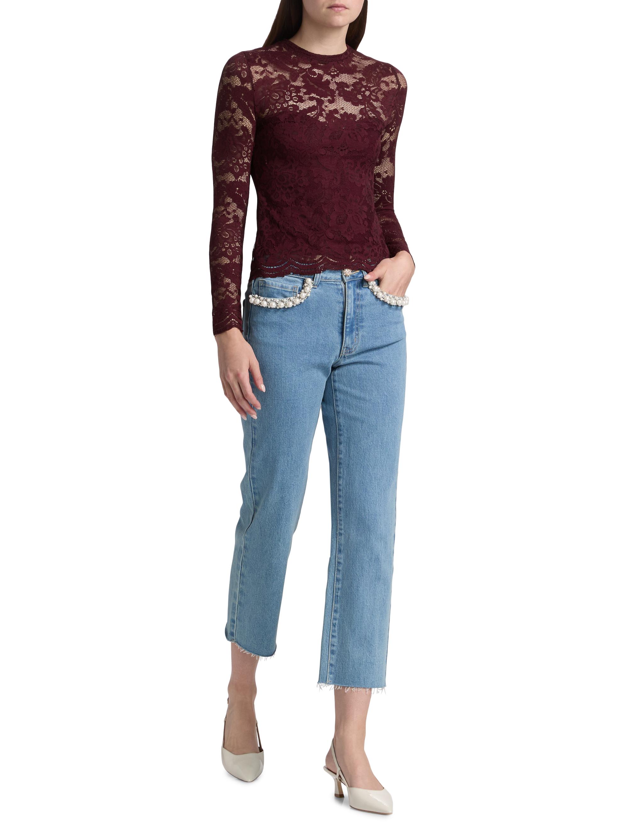 Generation Love Clayton Floral Lace Top | Saks Fifth Avenue
