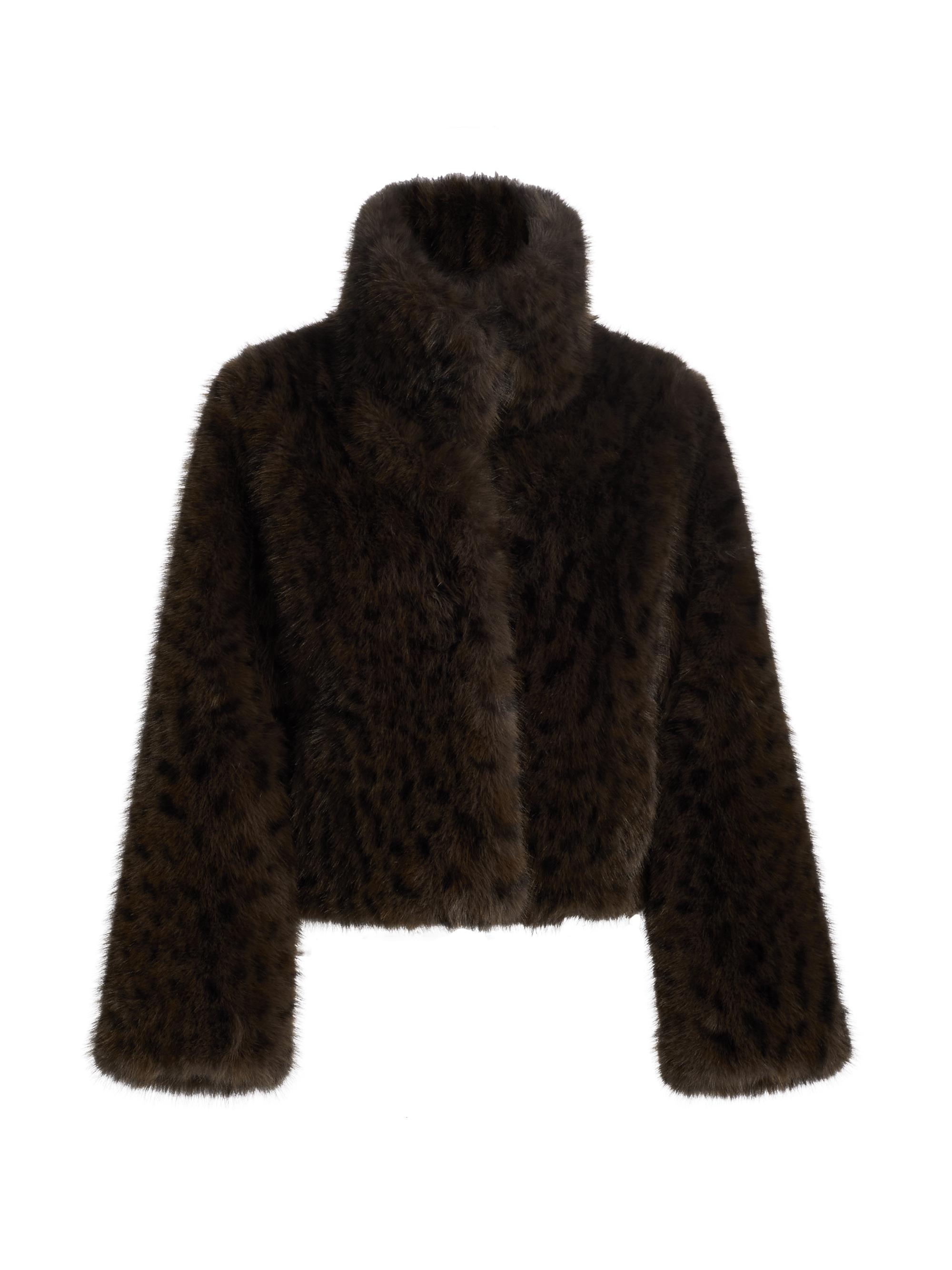 Madison Faux-Fur Crop Jacket