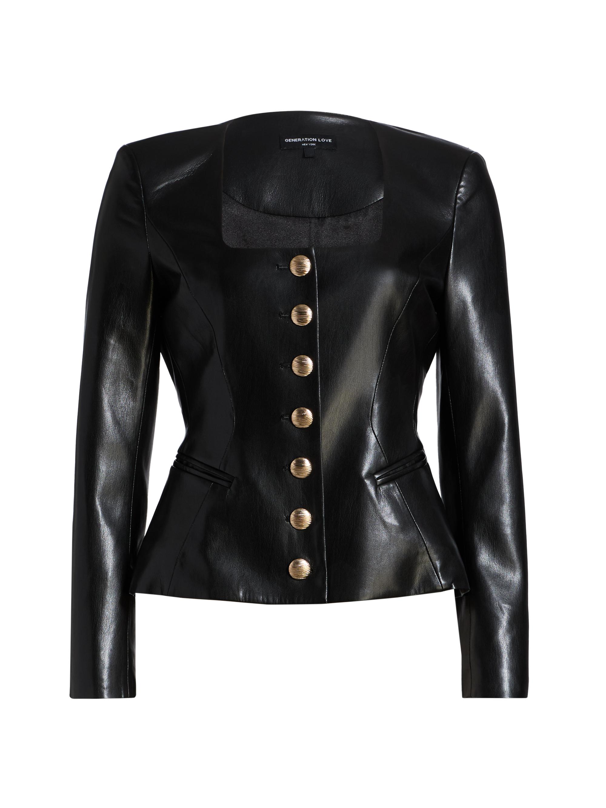 Milly Wells Faux-Leather Jacket | Saks Fifth Avenue