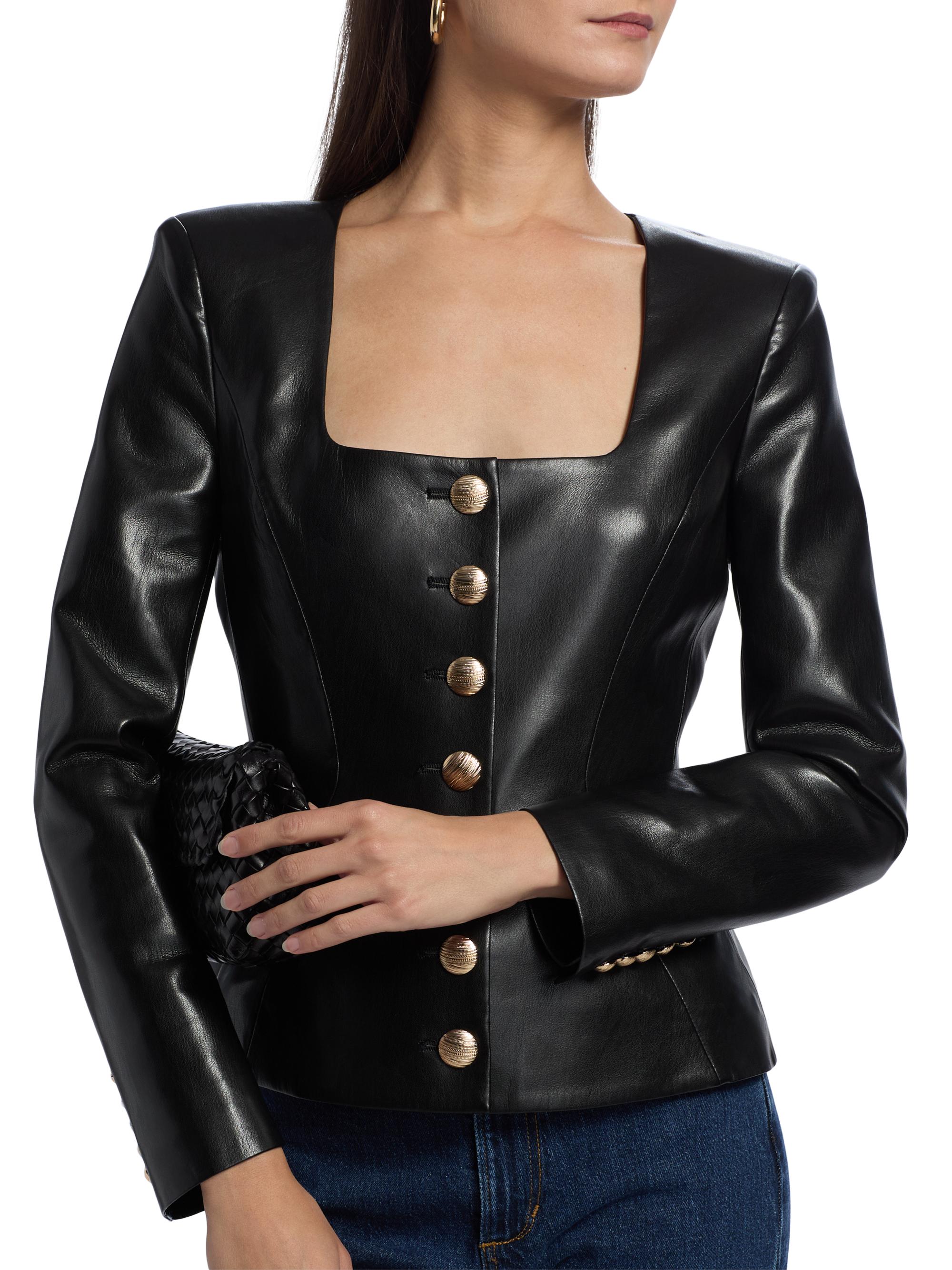 Generation Love Lavena Faux-Leather Jacket | Saks Fifth Avenue