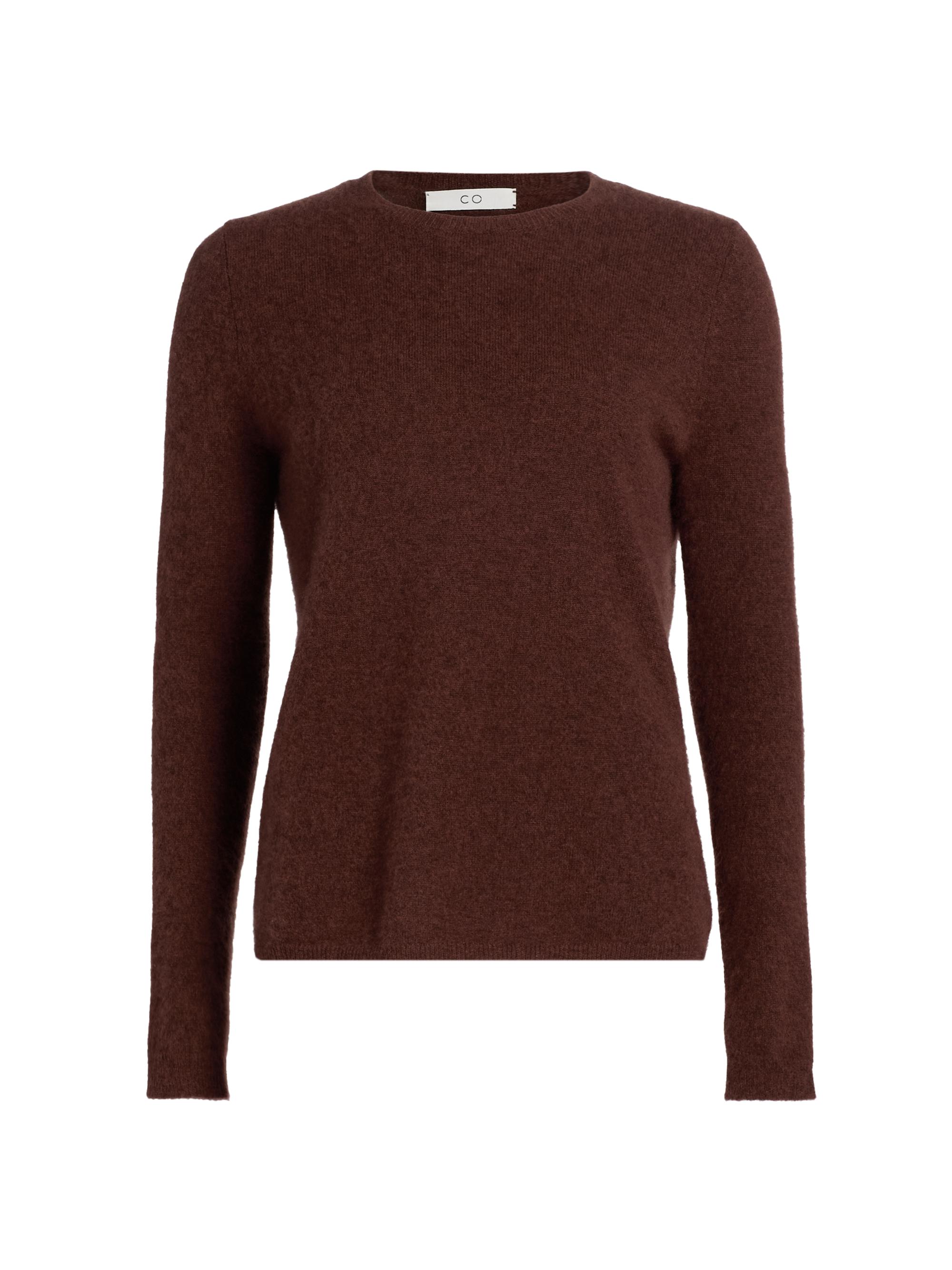 Co Women's Cashmere-Silk Crewneck Sweater - Brick