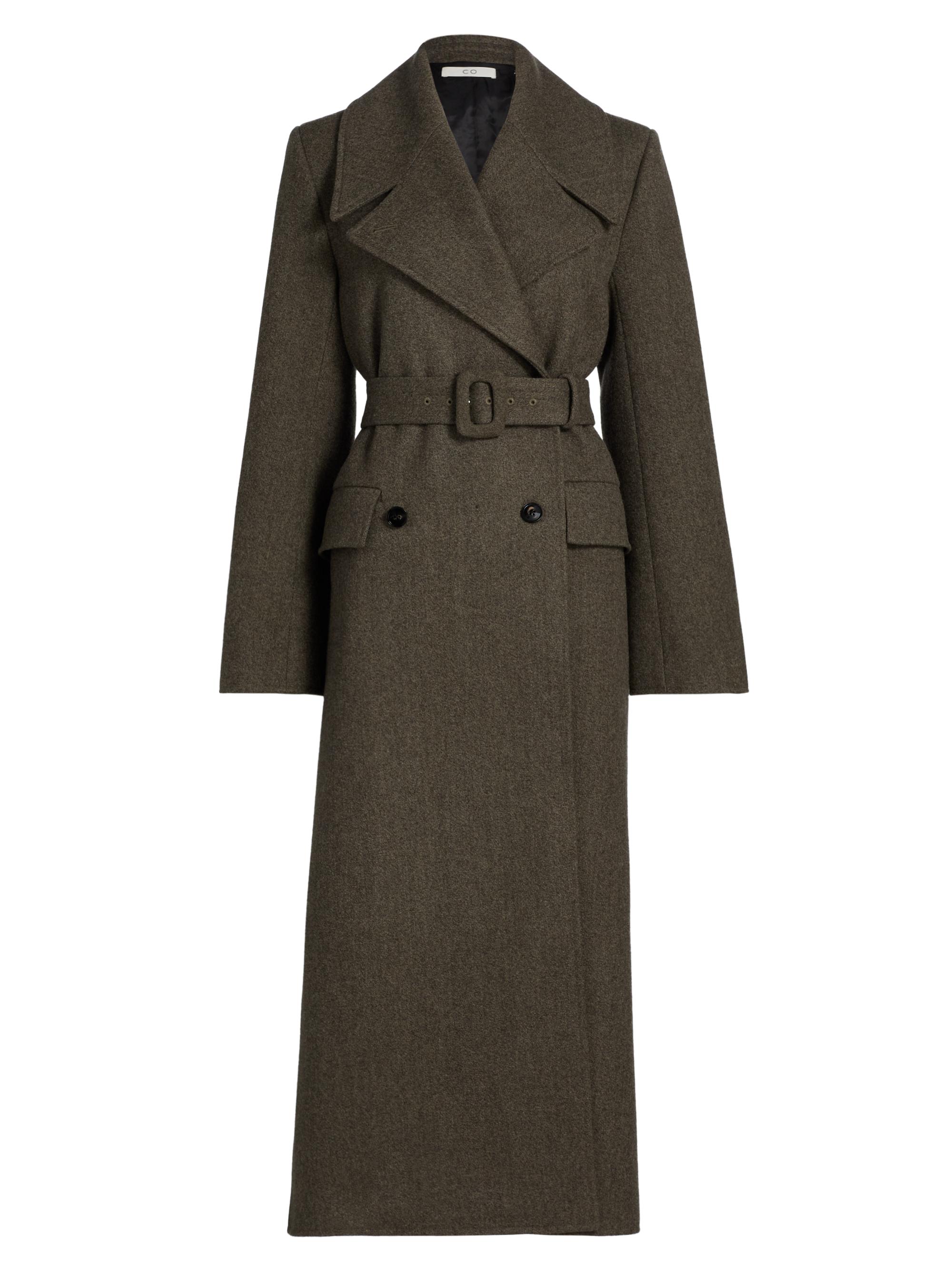 Nili Lotan Isabelle Tweed Belted Trench Coat | Saks Fifth Avenue