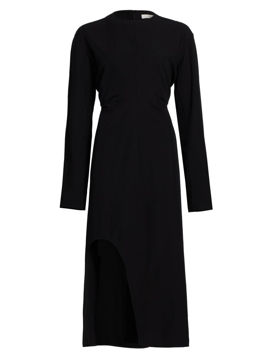 Co Women's Keyhole Slit Midi-dress In Black