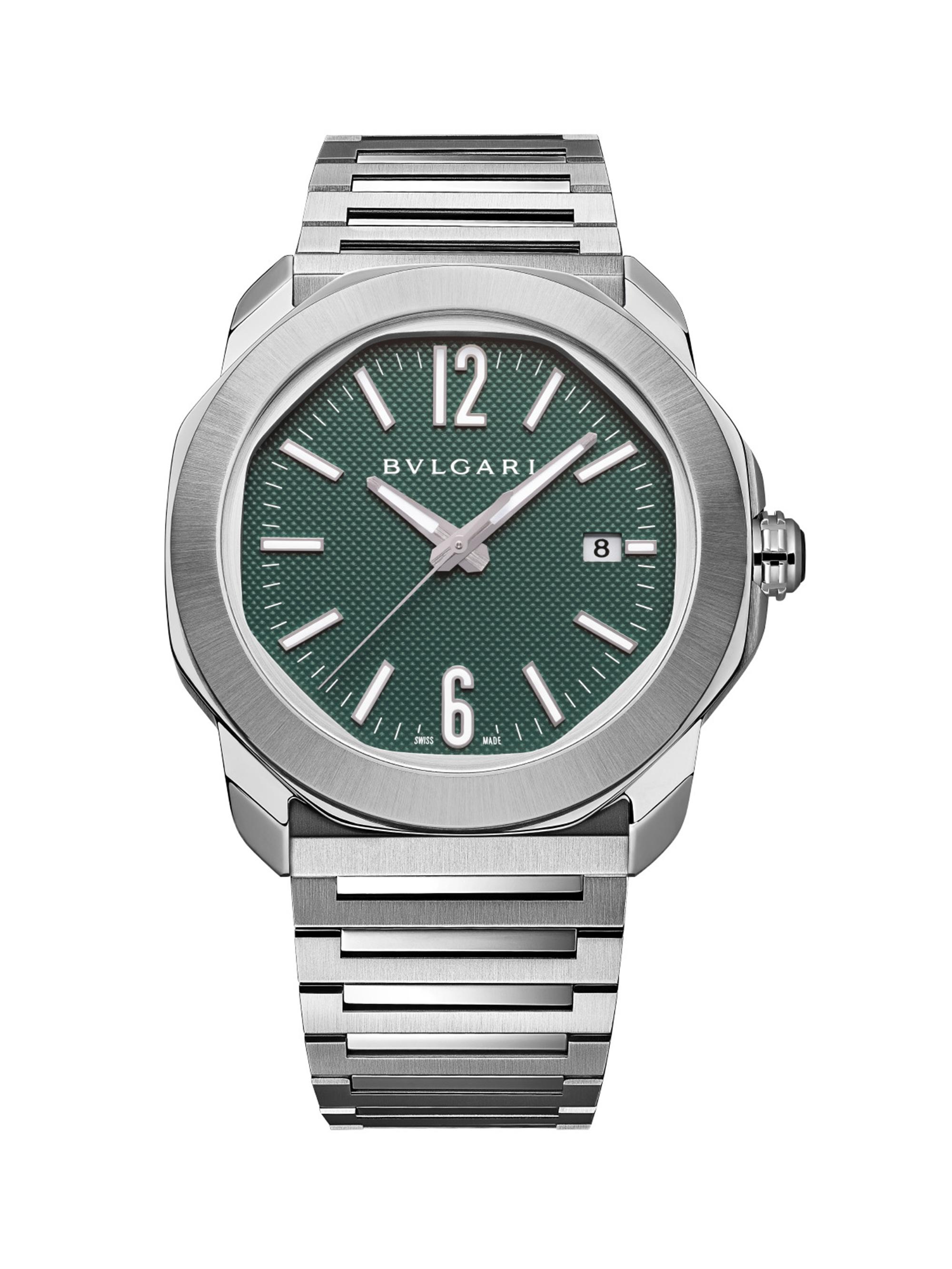 BVLGARI Octo Roma Stainless Steel Bracelet Watch/41MM