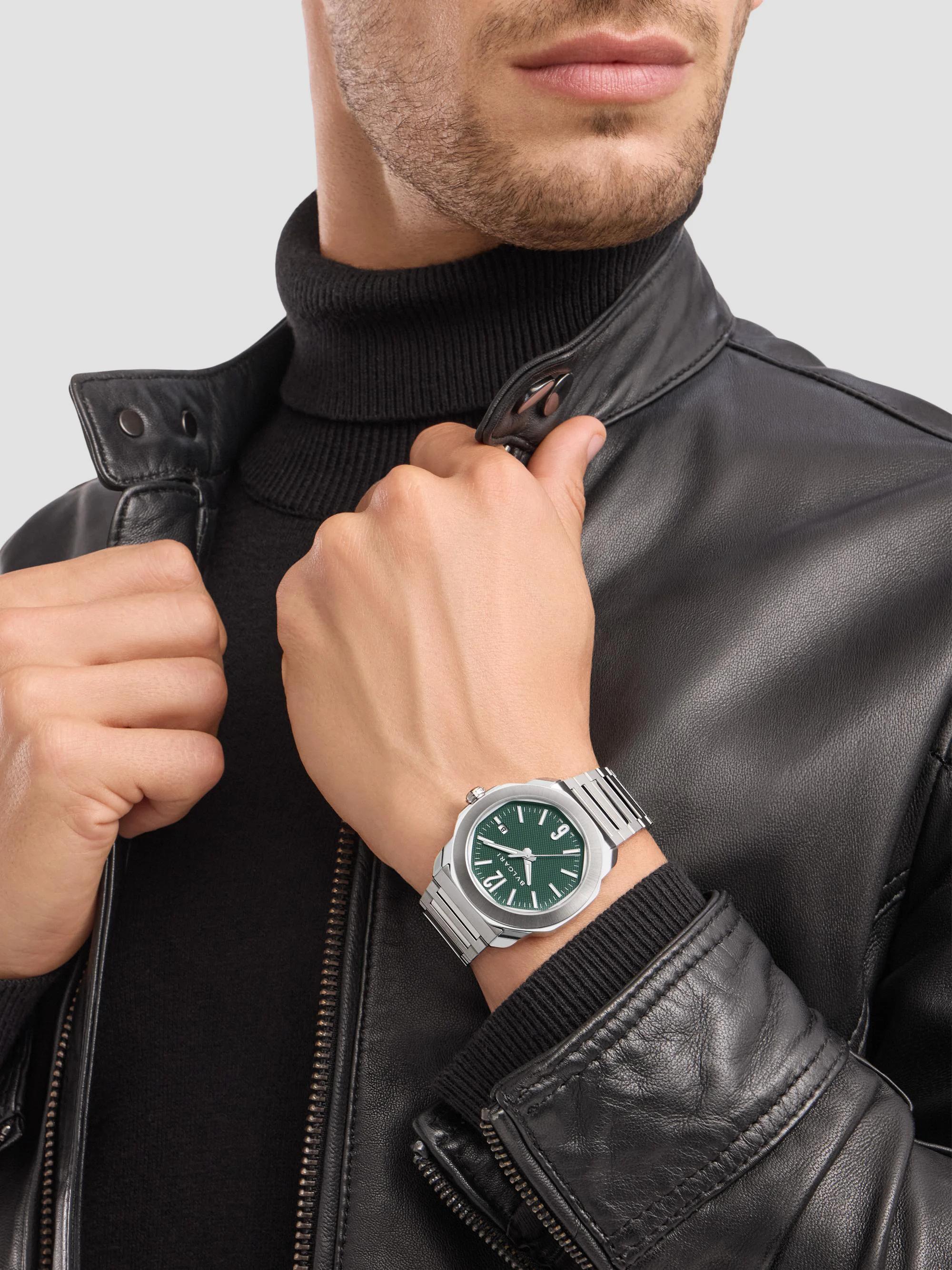BVLGARI Octo Roma Stainless Steel Bracelet Watch/41MM | Saks Fifth Avenue