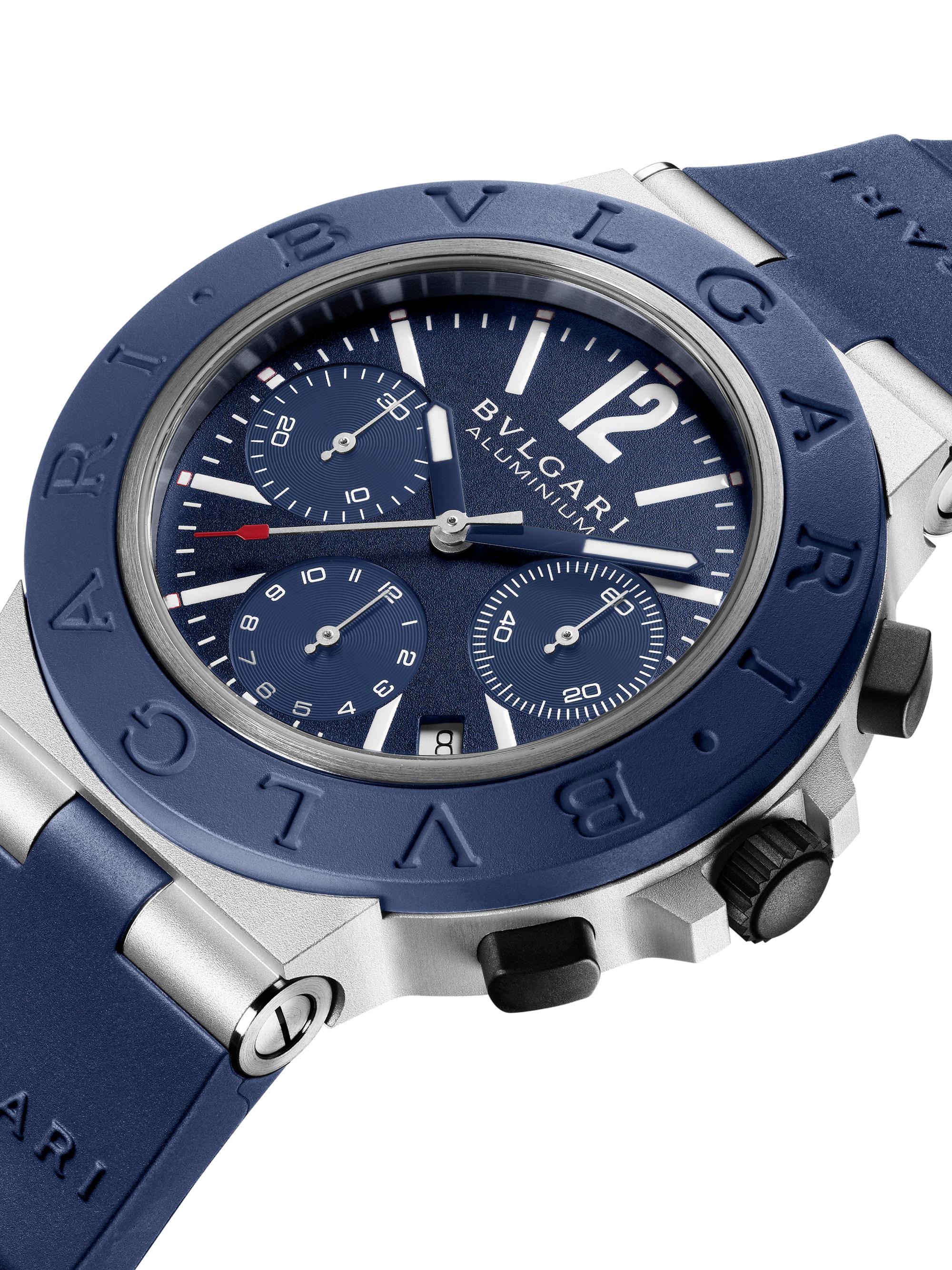 BVLGARI BVLGARI BVLGARI Aluminum, Titanium & Rubber Chronograph