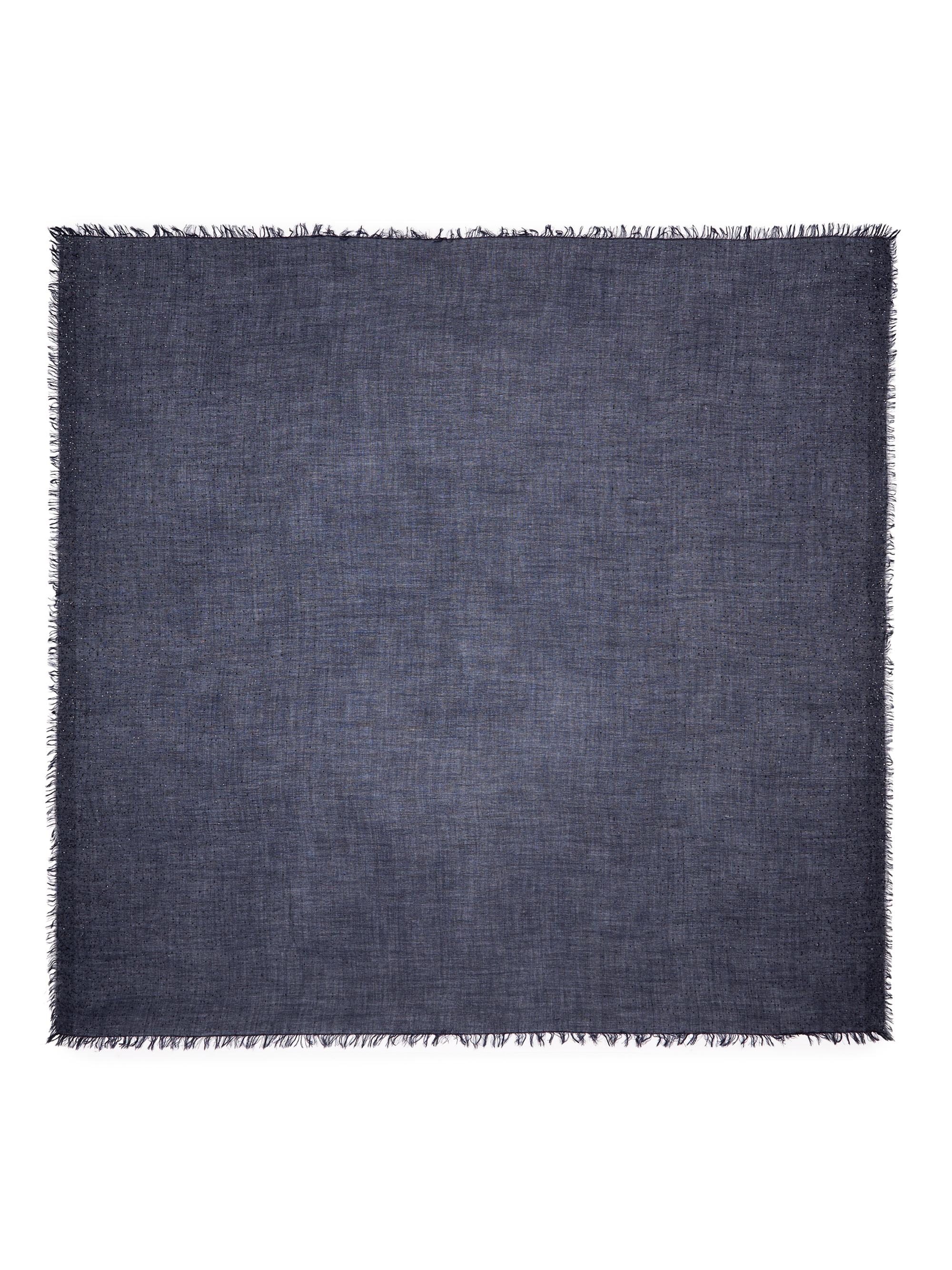 Faliero Sarti Women's New Domenica Sequined Scarf - Blue Navy