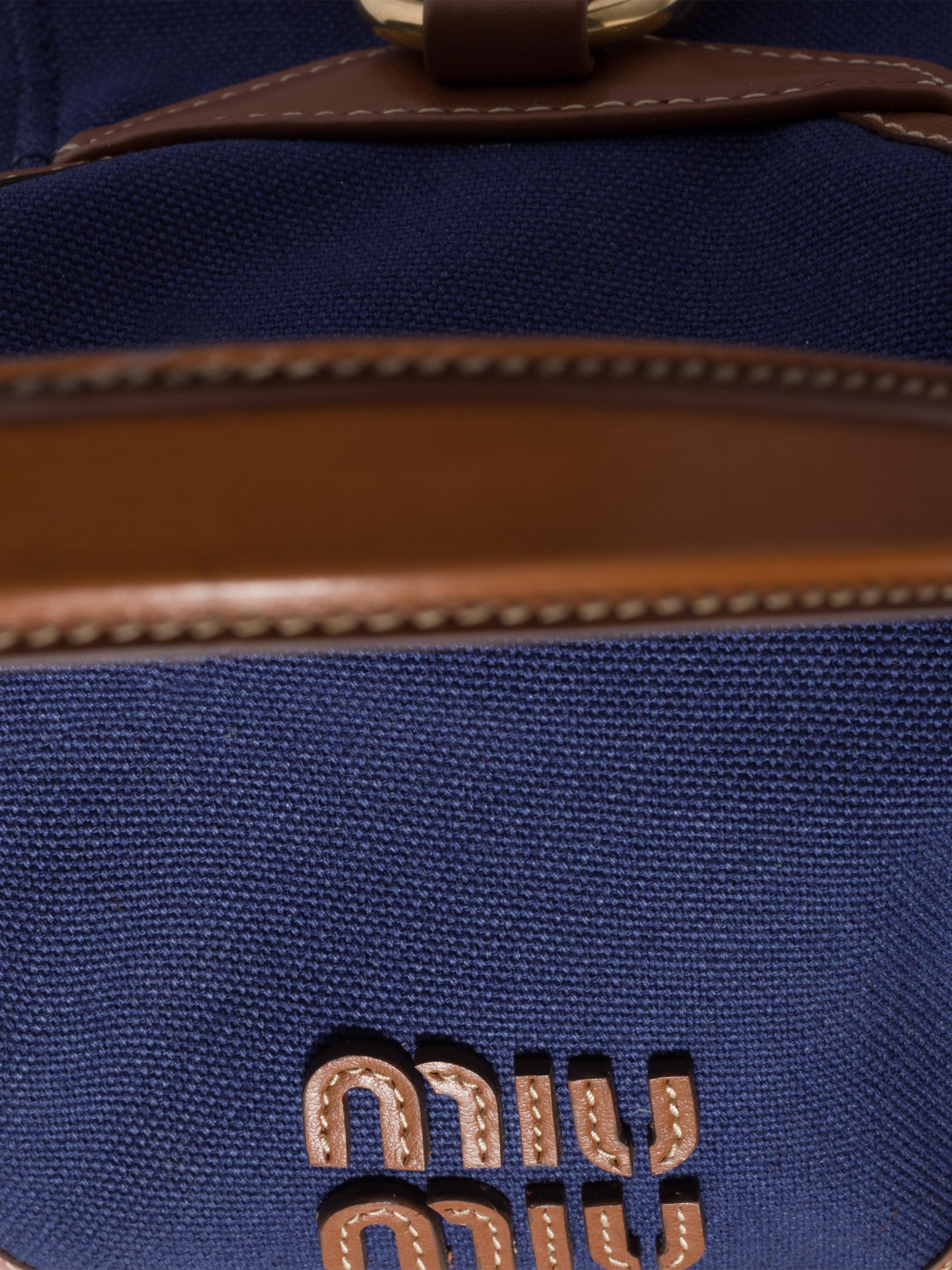 バッグ 1999FW miu miu leather backpack blue Miu Miu Leather Backpack | Saks Fifth Avenue