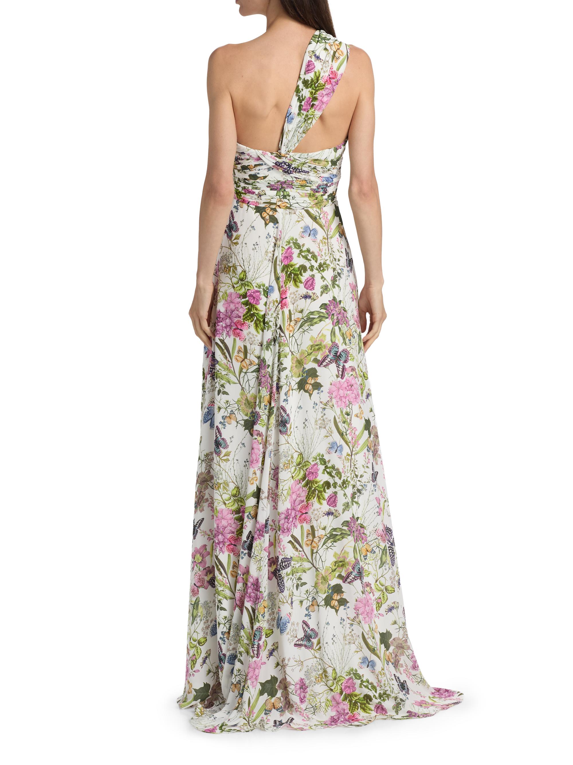 badgley mischka floral maxi dress New at Badgley Mischka Fabulous florals that will inspire you to book  your next getaway , Shop the Long Sleeve Mermaid Shirt Gown, available  online today., #BadgleyMischka #ResortCollection