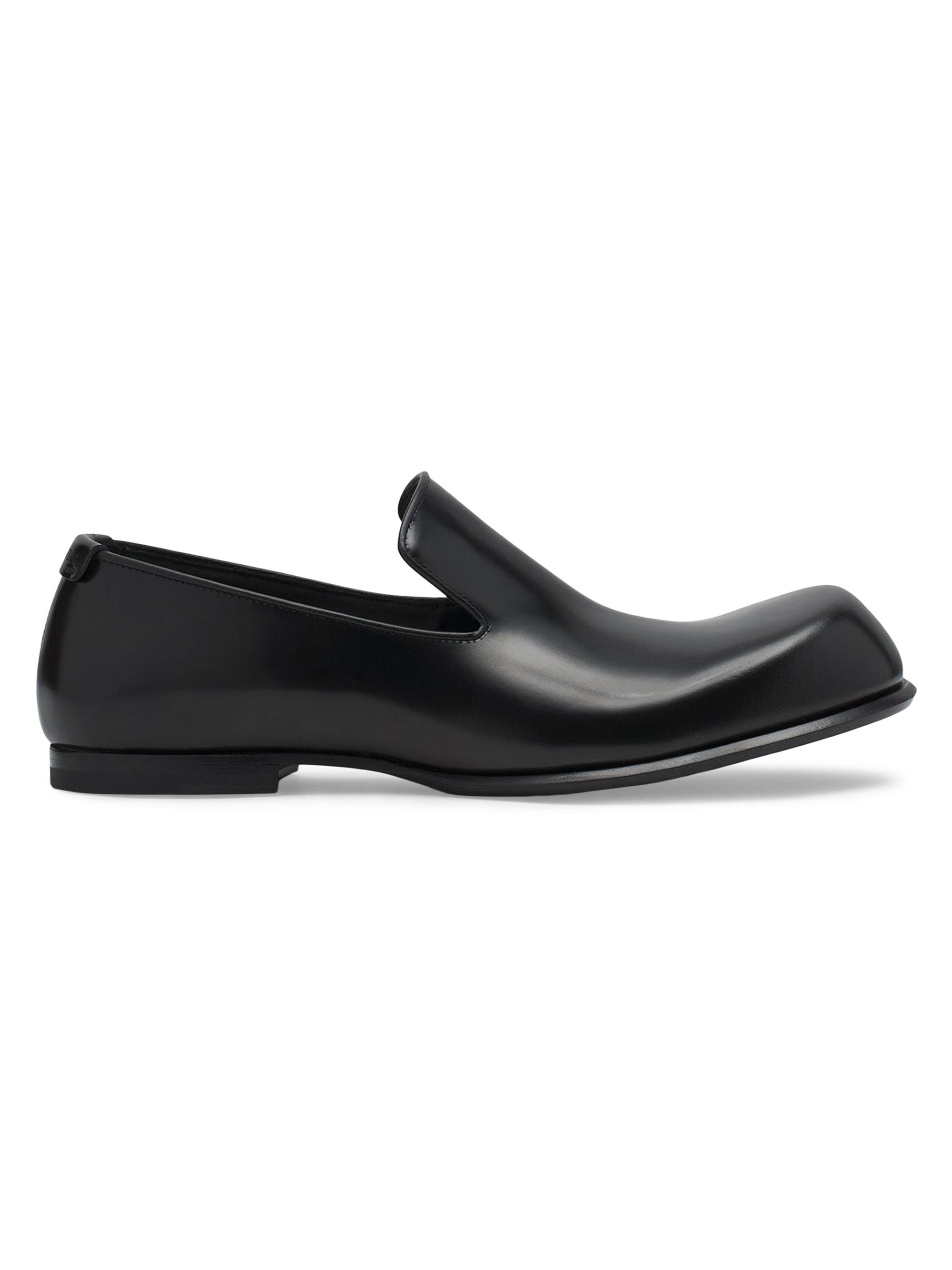 Lanvin Men's Adonis Leather Loafers - Black