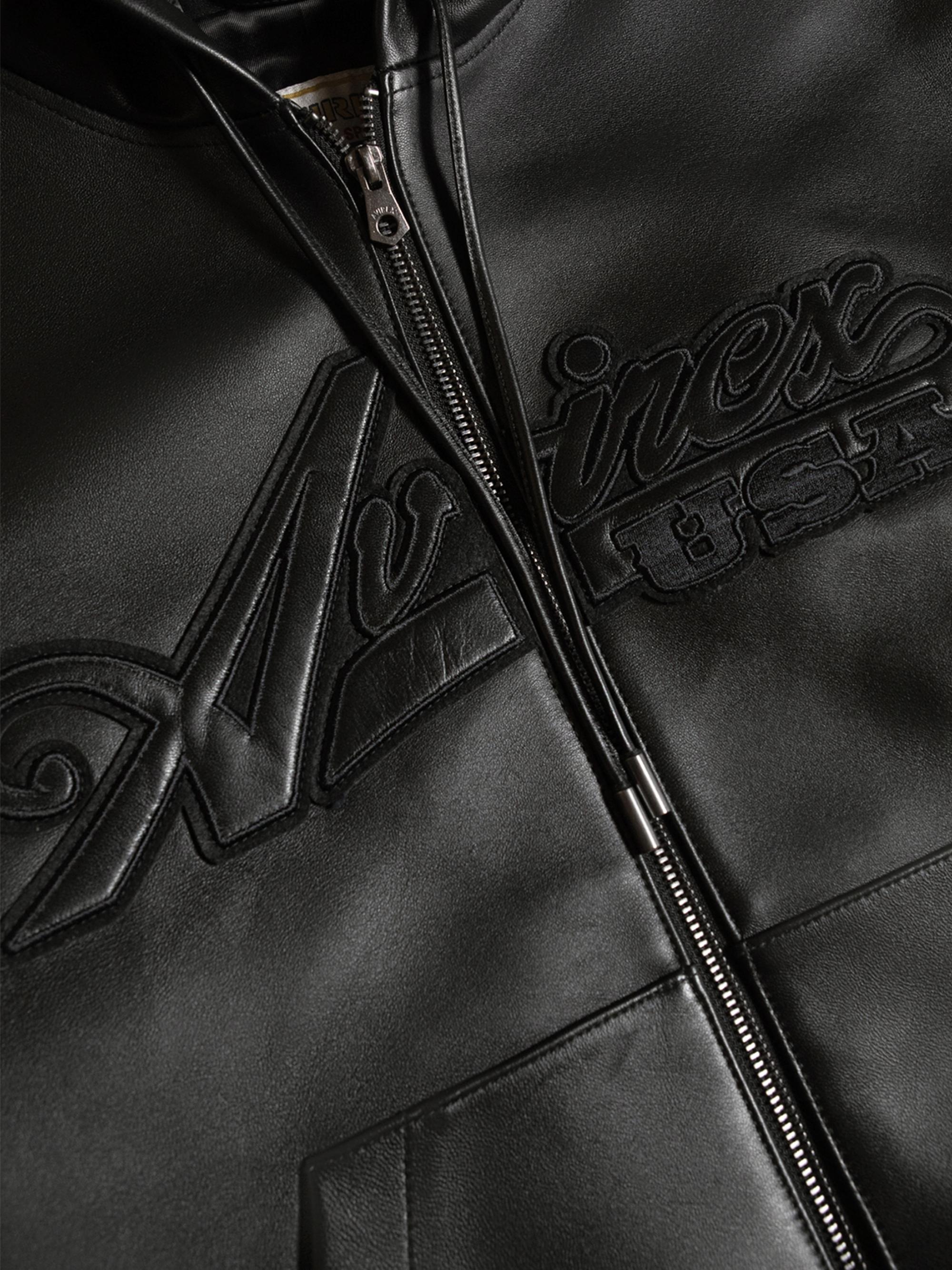 Avirex Core Nappa Leather Full-Zip Hoodie | Saks Fifth Avenue