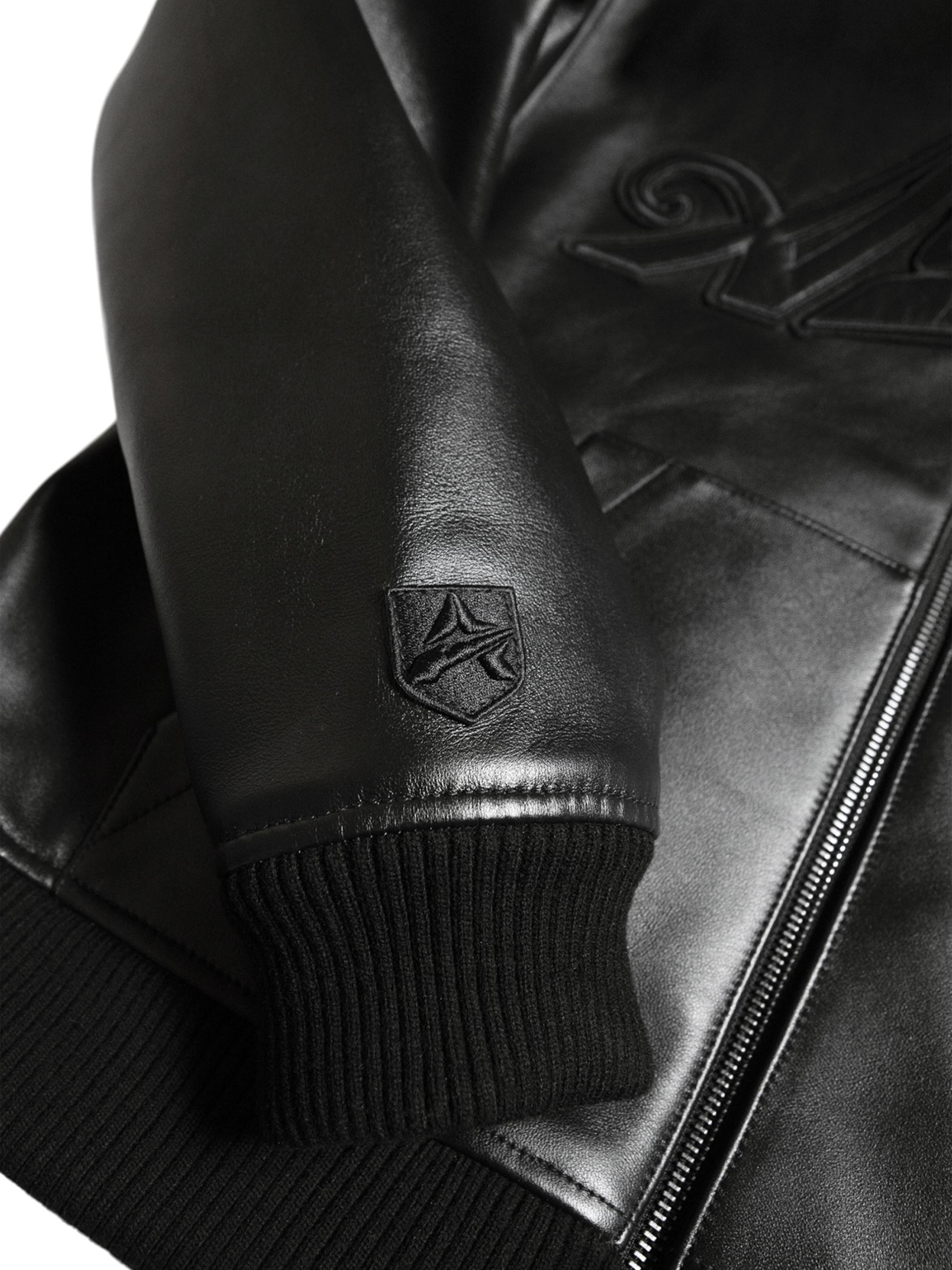 ジャケット・アウター archive full zip leather hoodie jacket Avirex Core Nappa Leather Full-Zip Hoodie | Saks Fifth Avenue