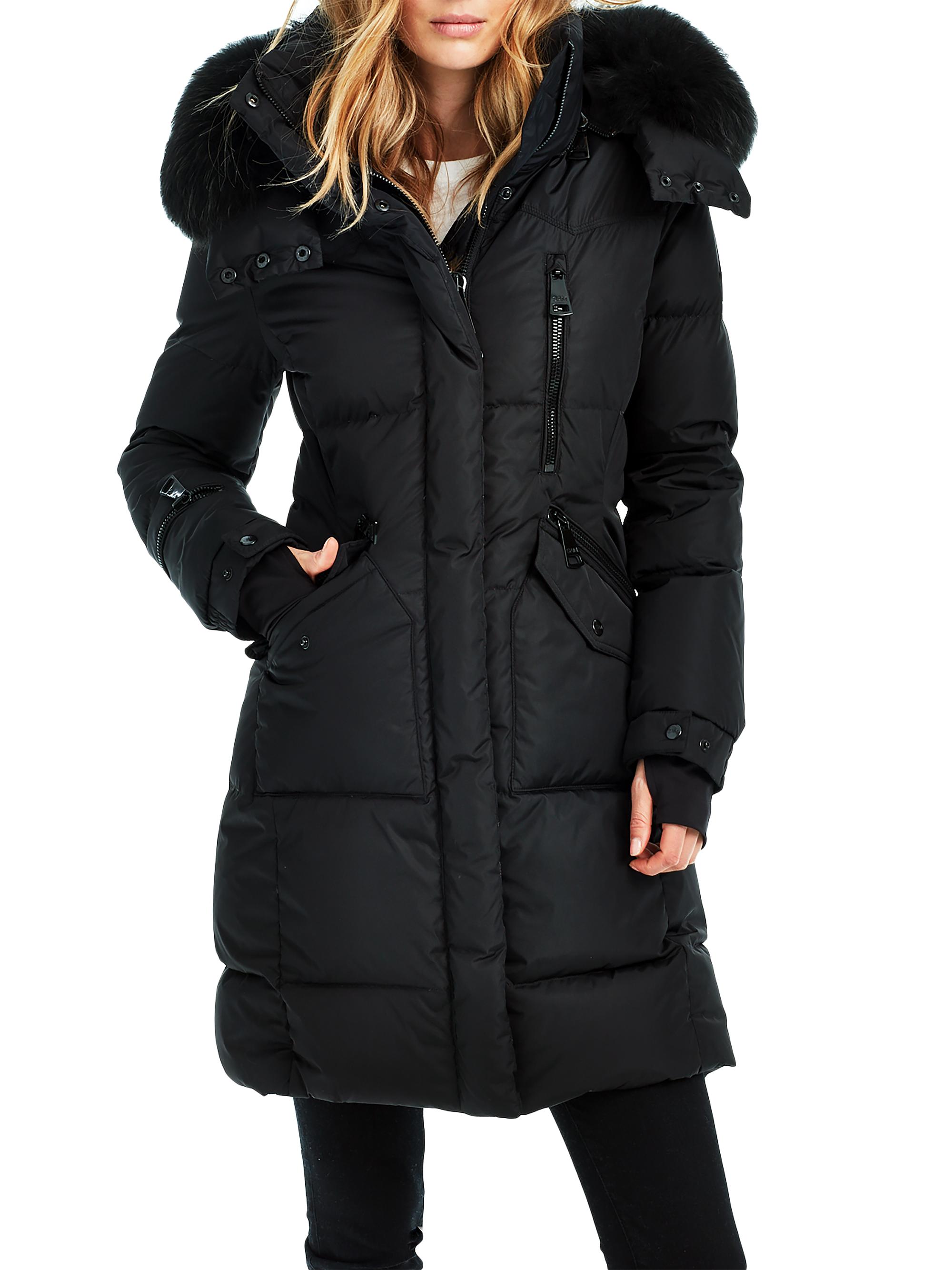 SAM. Women's Luxe Highway Down Coat - Matte Black