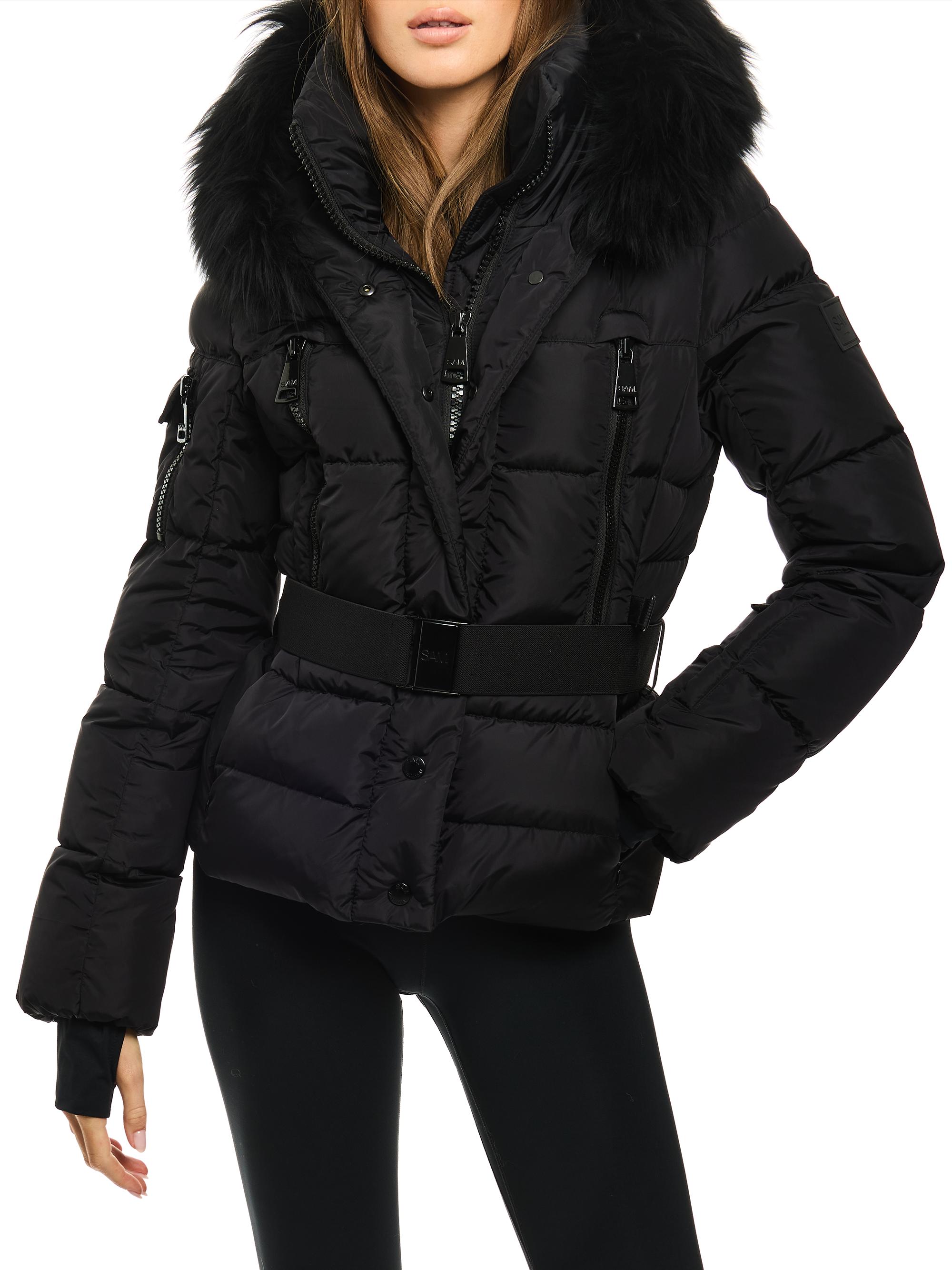 SAM. Decade Shearling-Trim Down Jacket | Saks Fifth Avenue