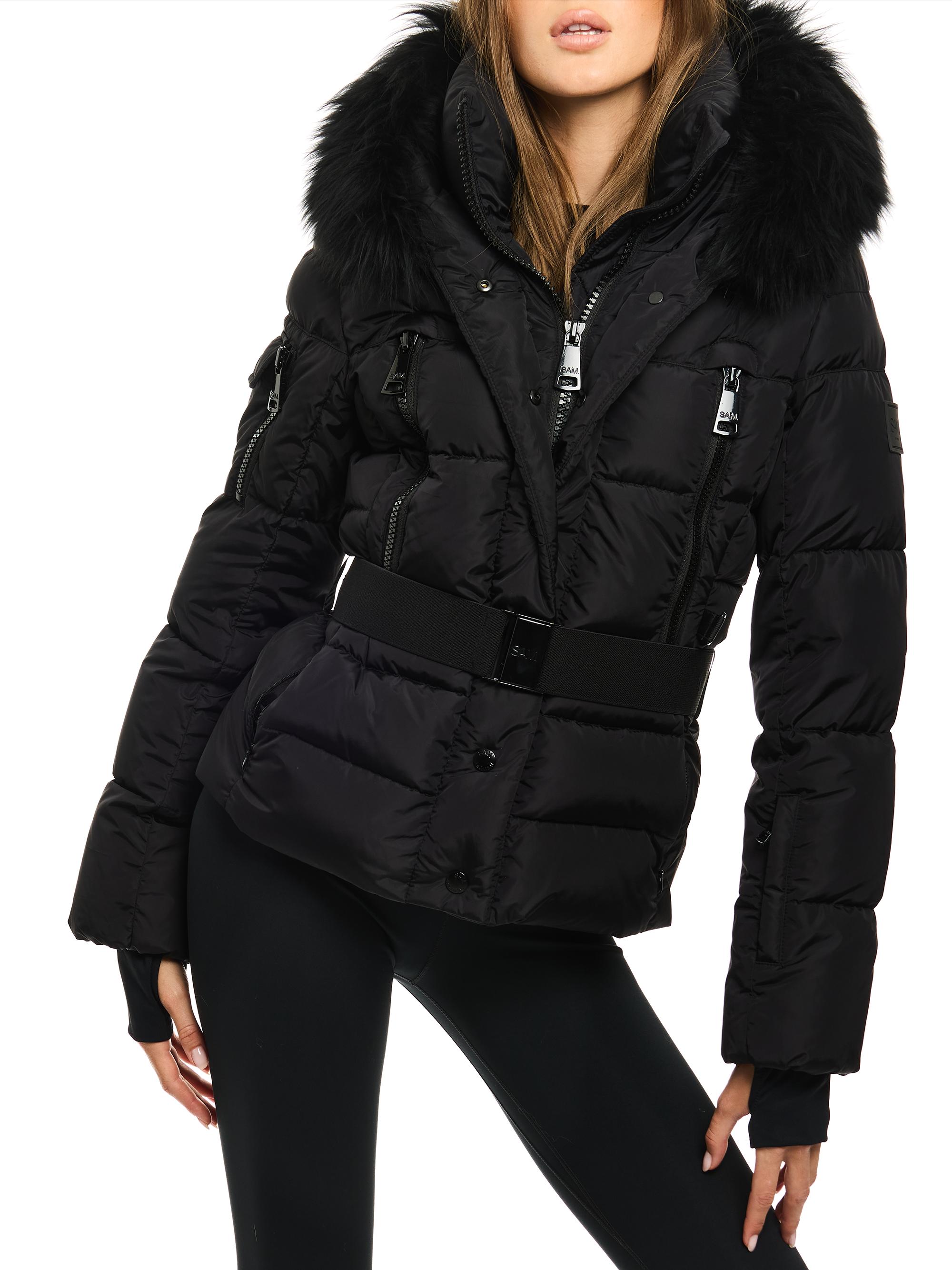 SAM. Decade Shearling-Trim Down Jacket | Saks Fifth Avenue