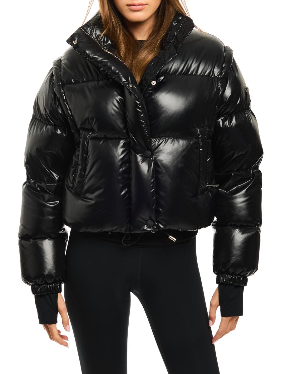 Sam Women's Cleo Convertible Down Jacket In Black