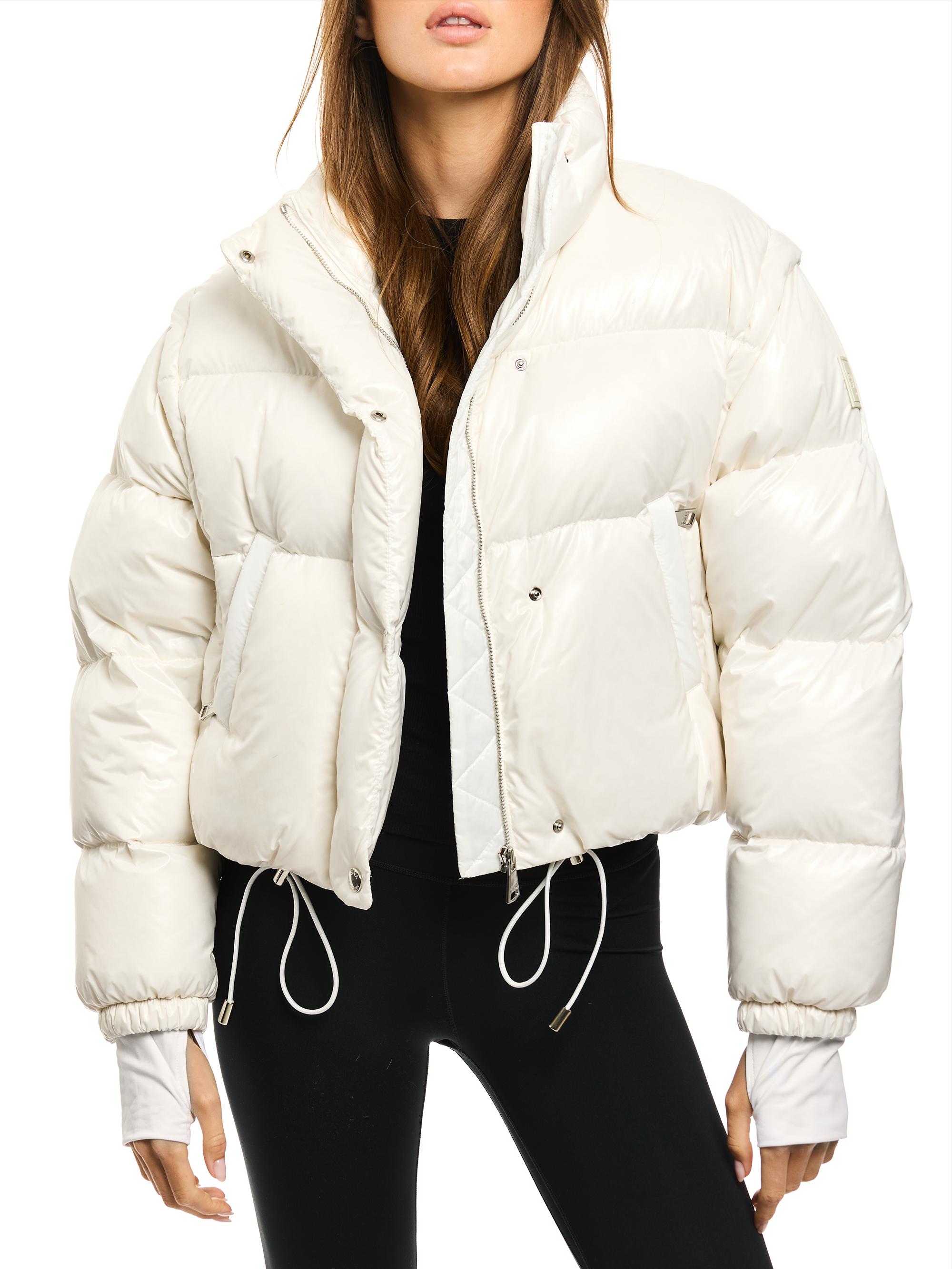 SAM. Women's Cleo Convertible Down Jacket - Marshmallow | Thumbnail 2