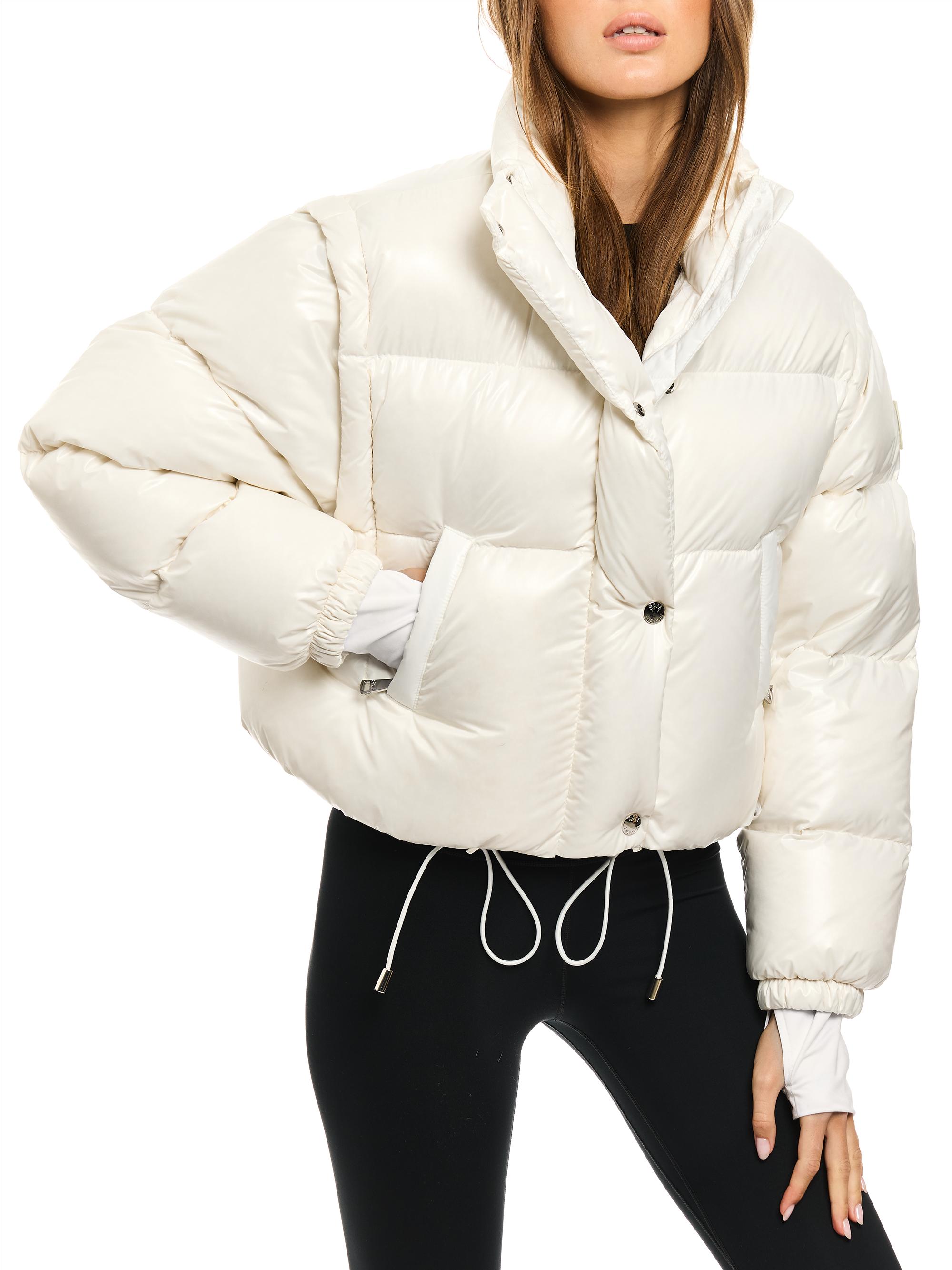 SAM. Women's Cleo Convertible Down Jacket - Marshmallow | Thumbnail 8