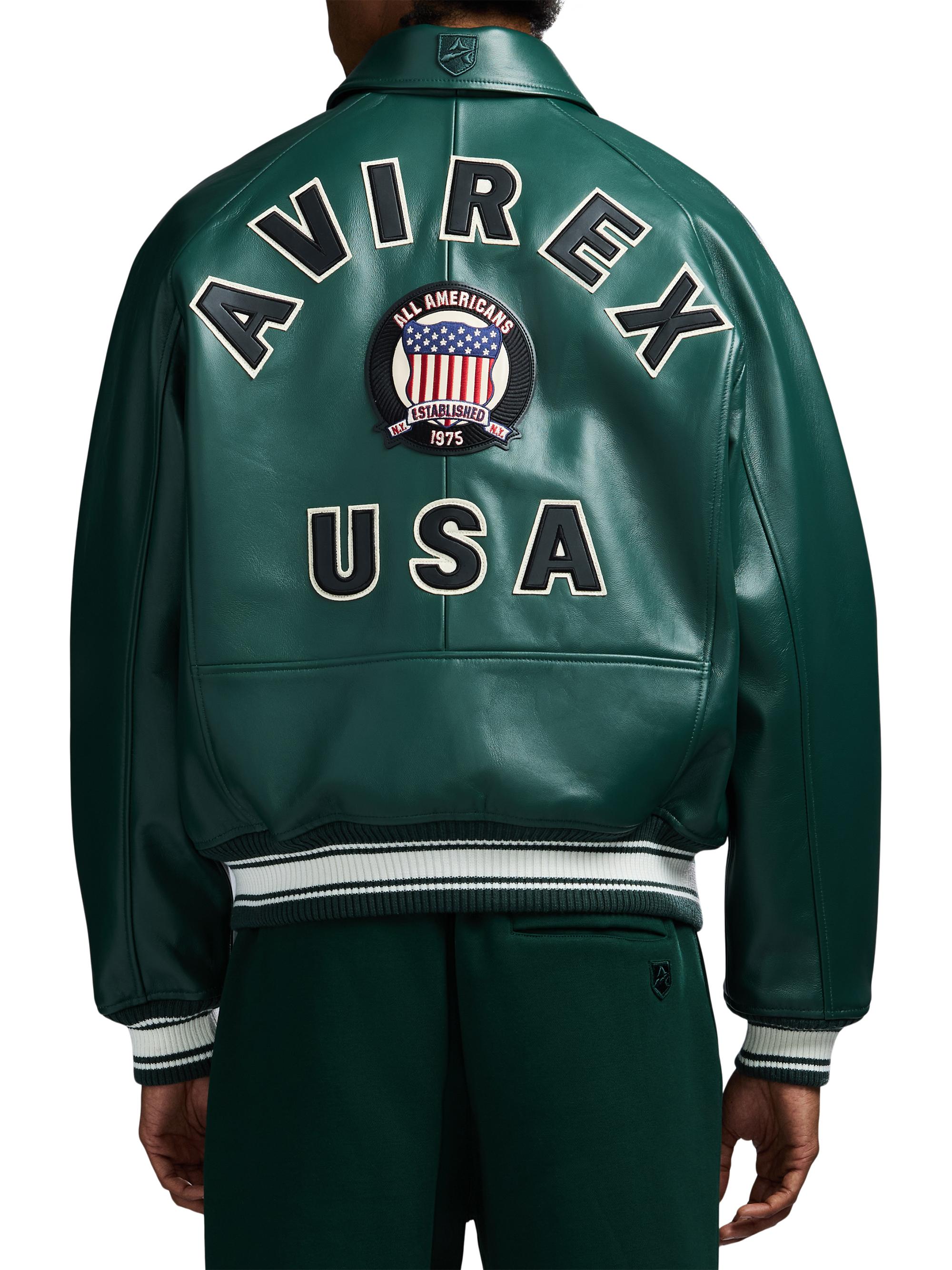 Avirex Fashion Icon Leather Bomber Jacket | Saks Fifth Avenue