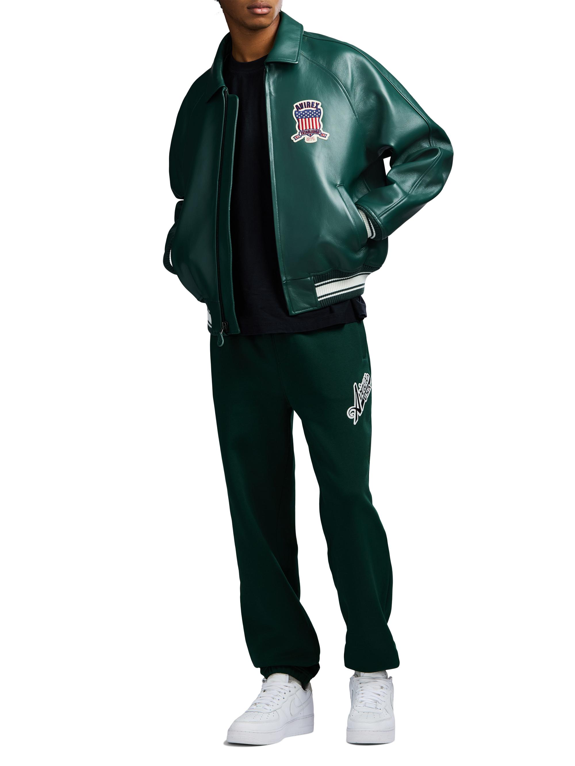 Fashion Icon Leather Bomber Jacket