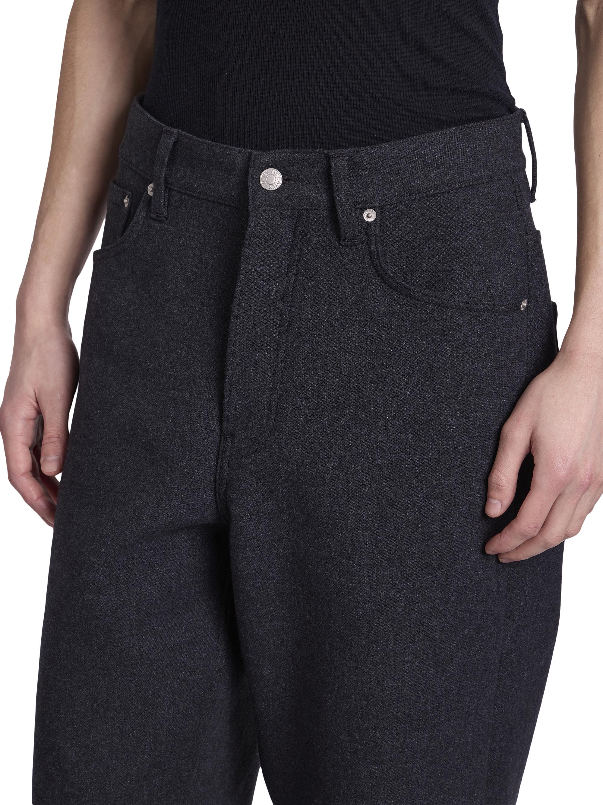 Dries Van Noten Pine Cotton-Blend Barrel-Leg Pants | Saks Fifth Avenue