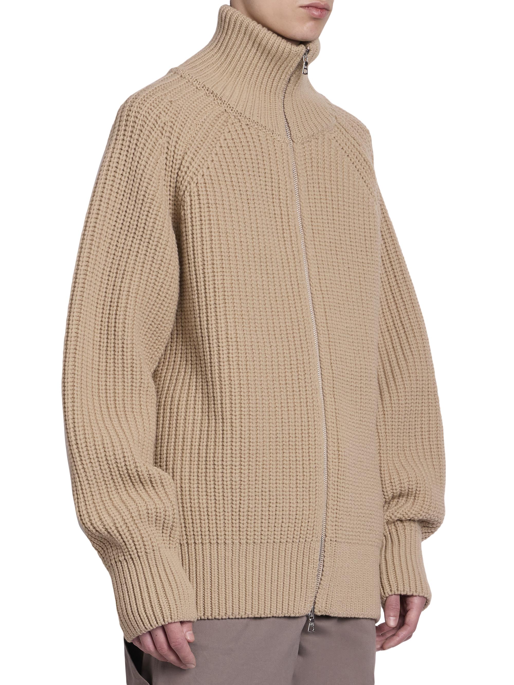 トップス monty Dries Van Noten Monty Rib-Knit Wool Zip-Front Sweater | Saks Fifth