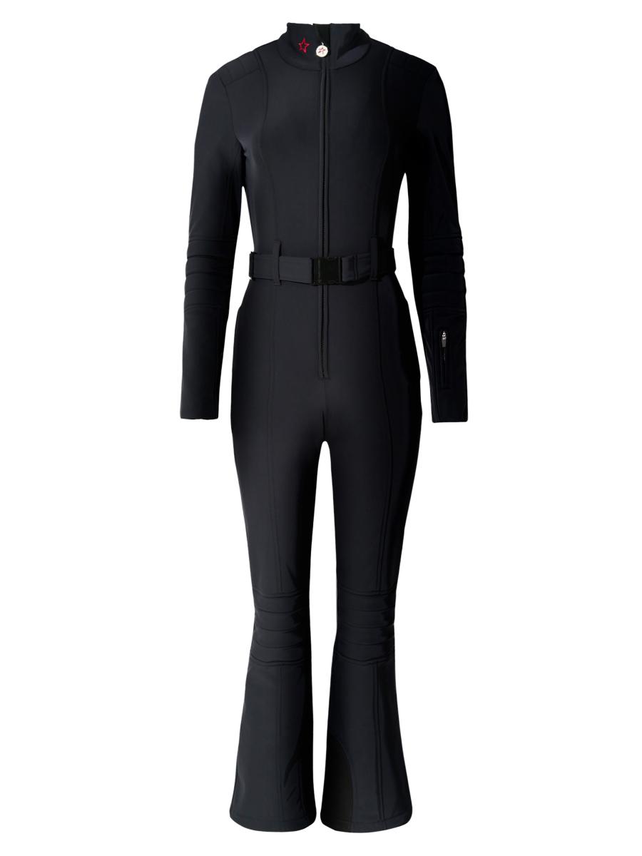 Perfect Moment Women's Jg Belted Ski Suit In Black