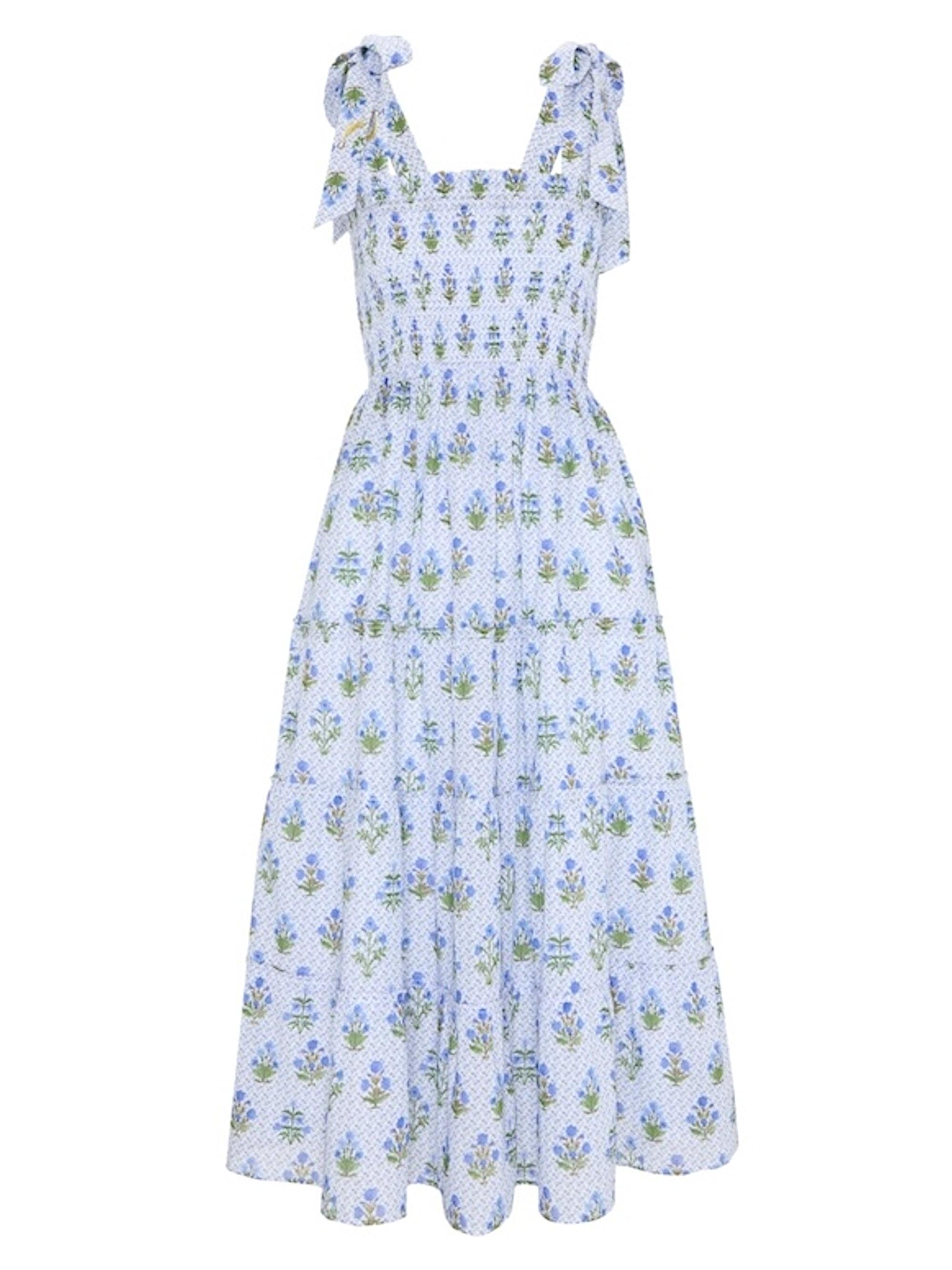 Hill House Home Women's The Ribbon Ellie Nap Dress - Blue Block Print
